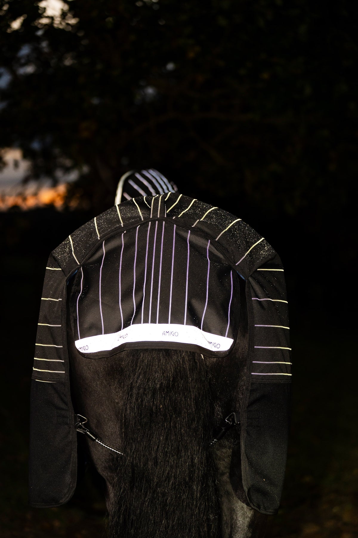 Horseware Amigo 1200D FieldSafe Reflectech Plus Turnout With Detachable Neck, 0 g Horse Rugs