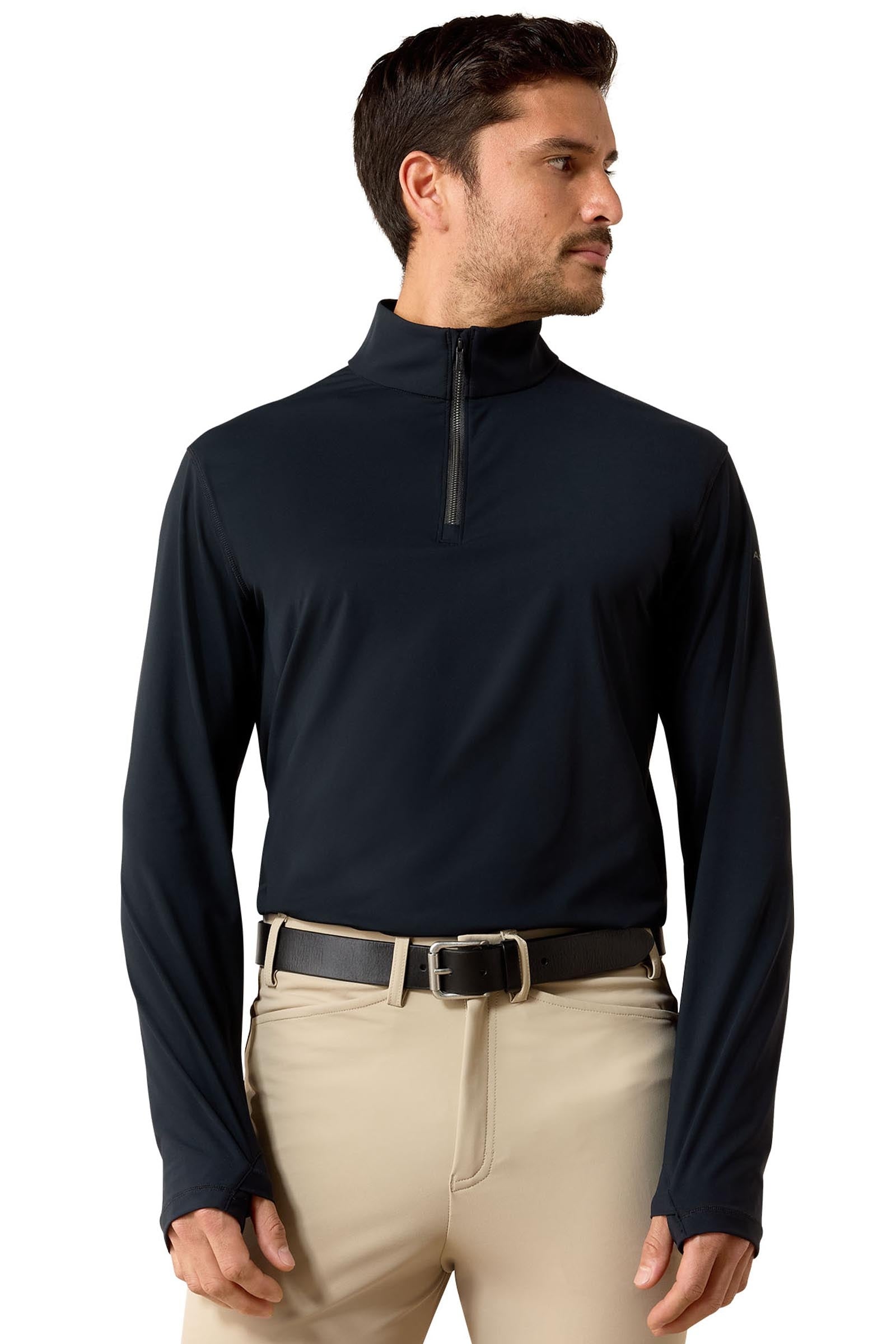 Ariat Men's SolVeil 1/4 Zip Baselayer Abbigliamento da uomo