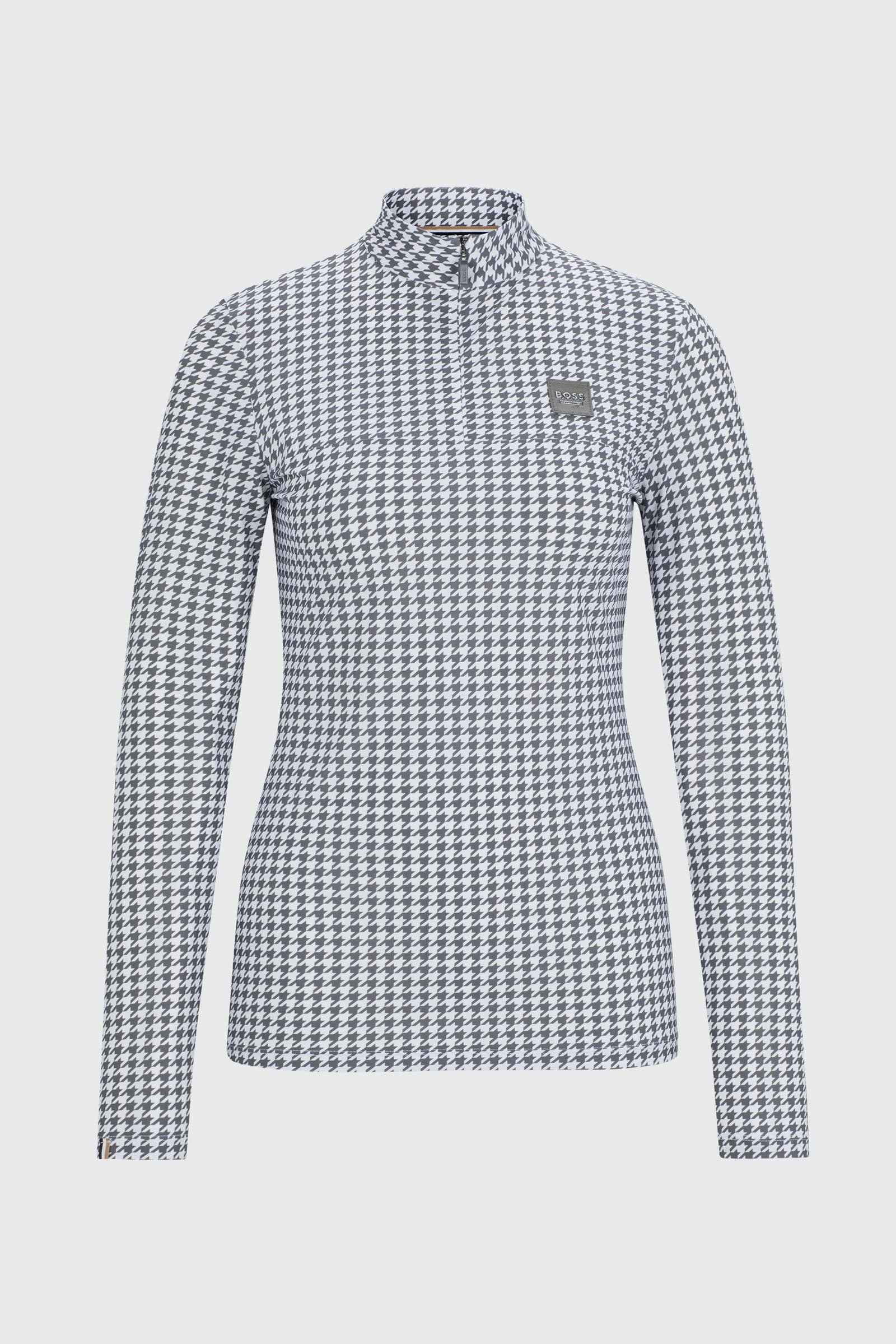 Boss Maglia da allenamento Rachel Houndstooth Abbigliamento da donna