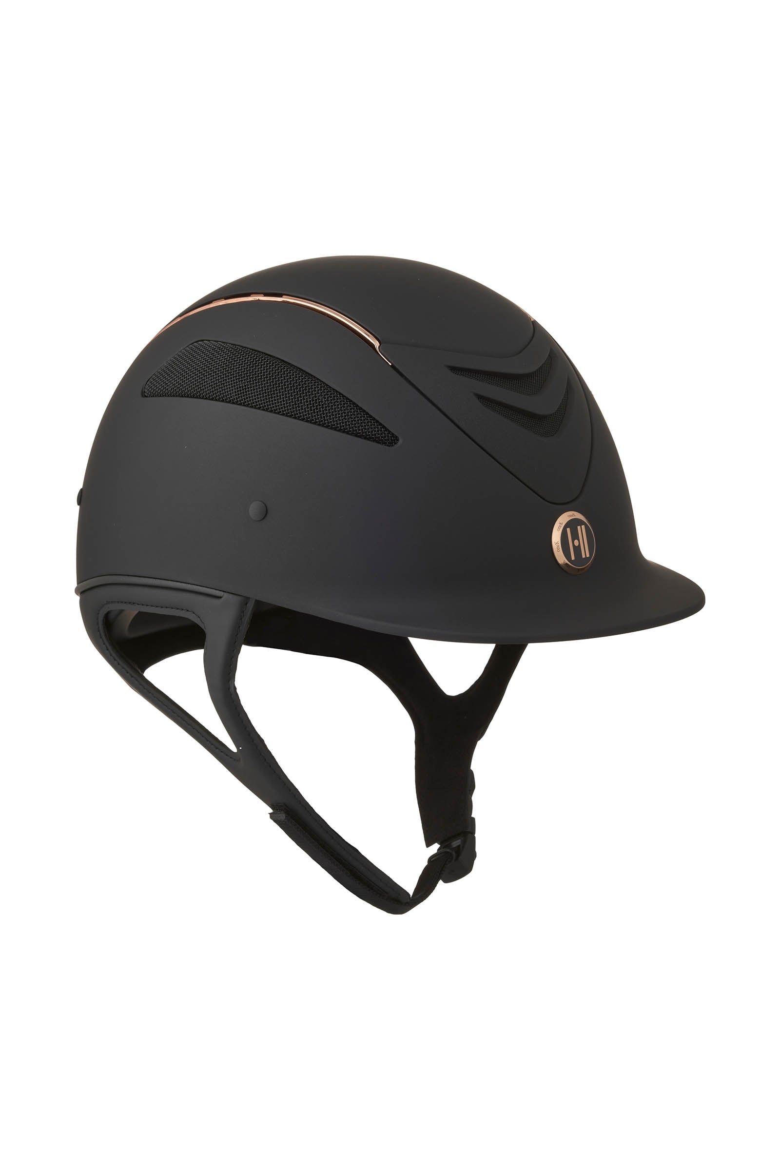 OneK Defender Pro Matt Rosegold Pipe Casco da equitazione Attrezzatura di sicurezza