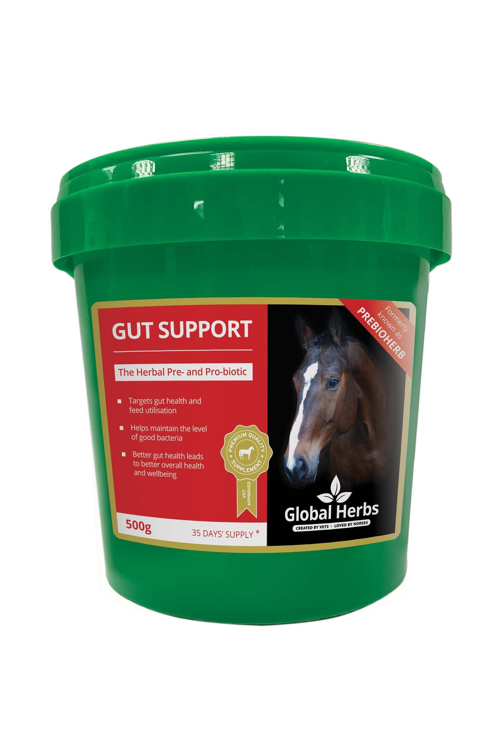Global Herbs Supporto intestinale 500g Horse Feed & Nutrition