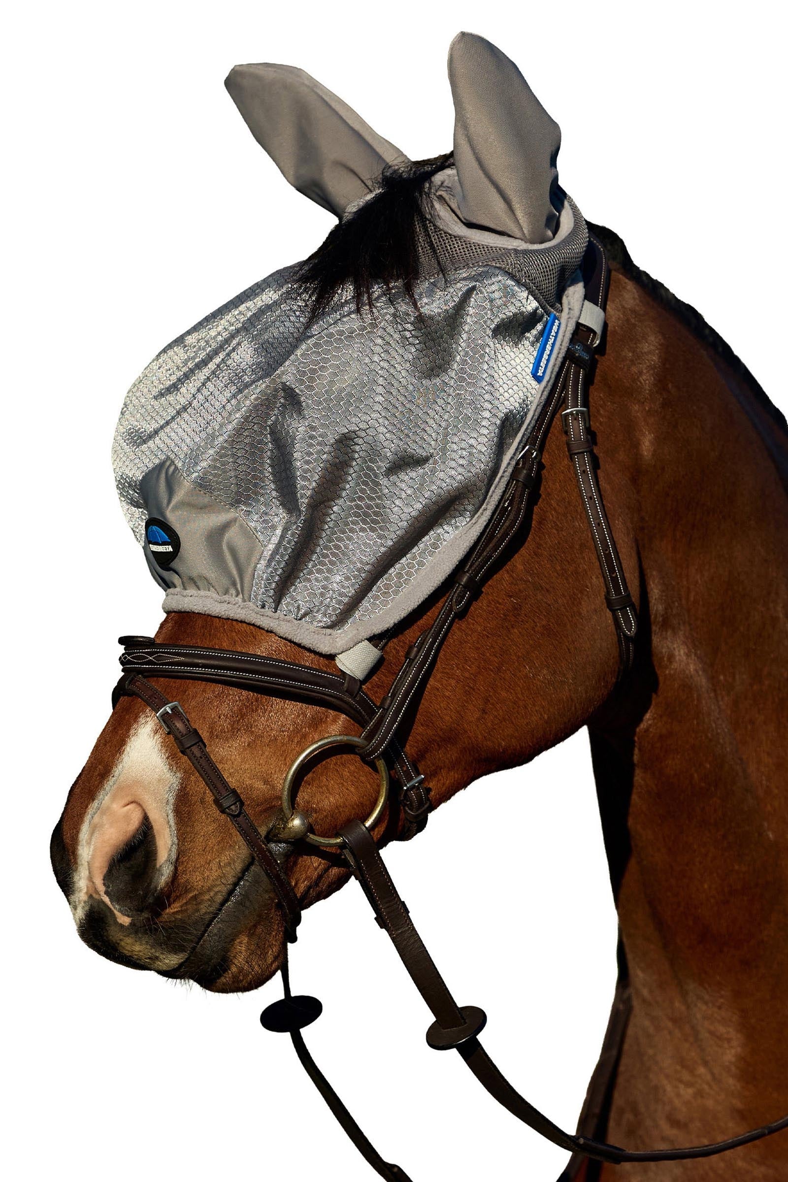 Weatherbeeta Comfitec Hexi Shield Maschera antimosche da equitazione Protezione antimosche per cavalli