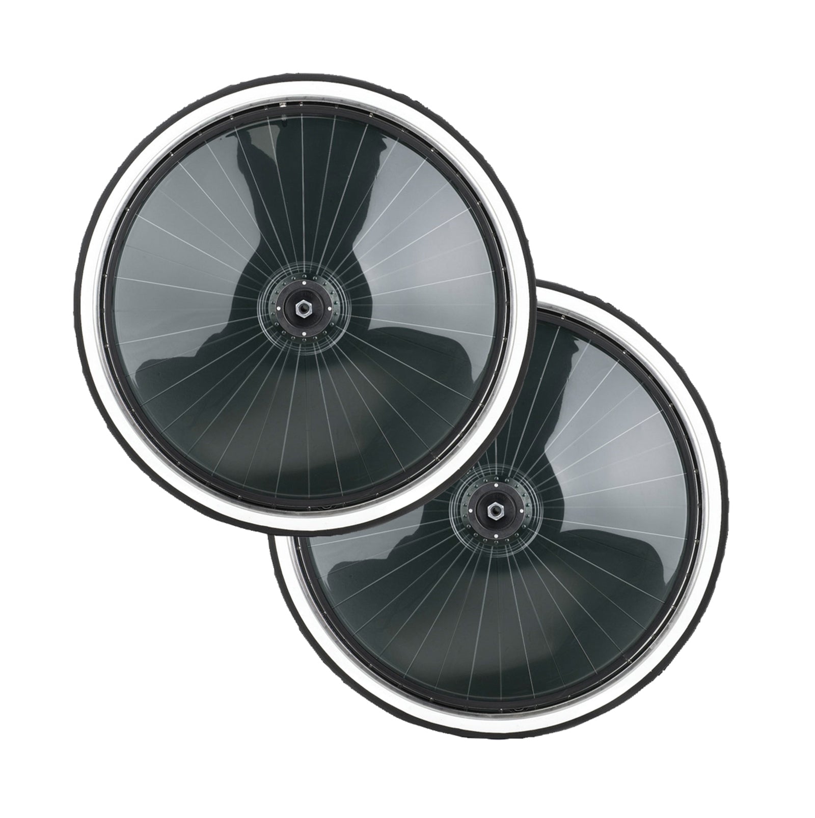 Finntack Ruota per sulky 28’’ Lux acciaio inossidabile con coperture in pvc (sold in pairs) Attrezzatura per la corsa