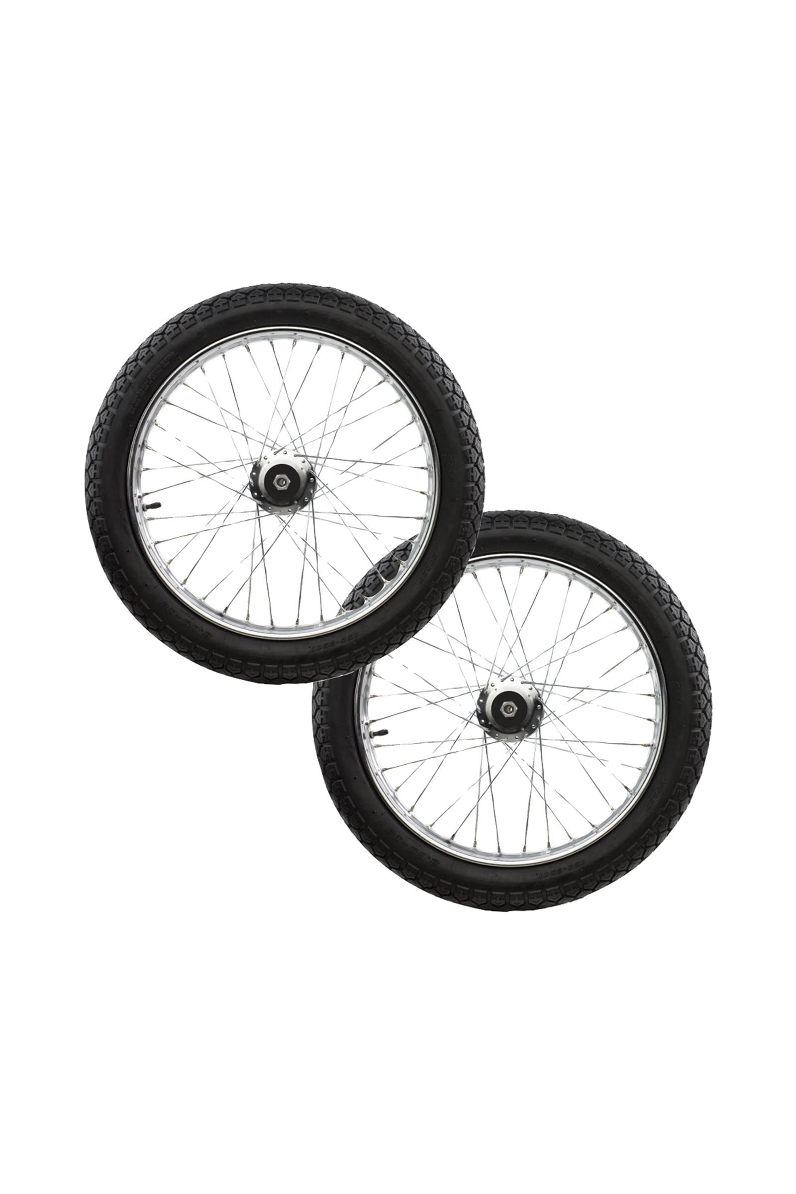 Finntack Ruota per Rockcart, 19"x3.00, acciaio inossidabile Attrezzatura per la corsa