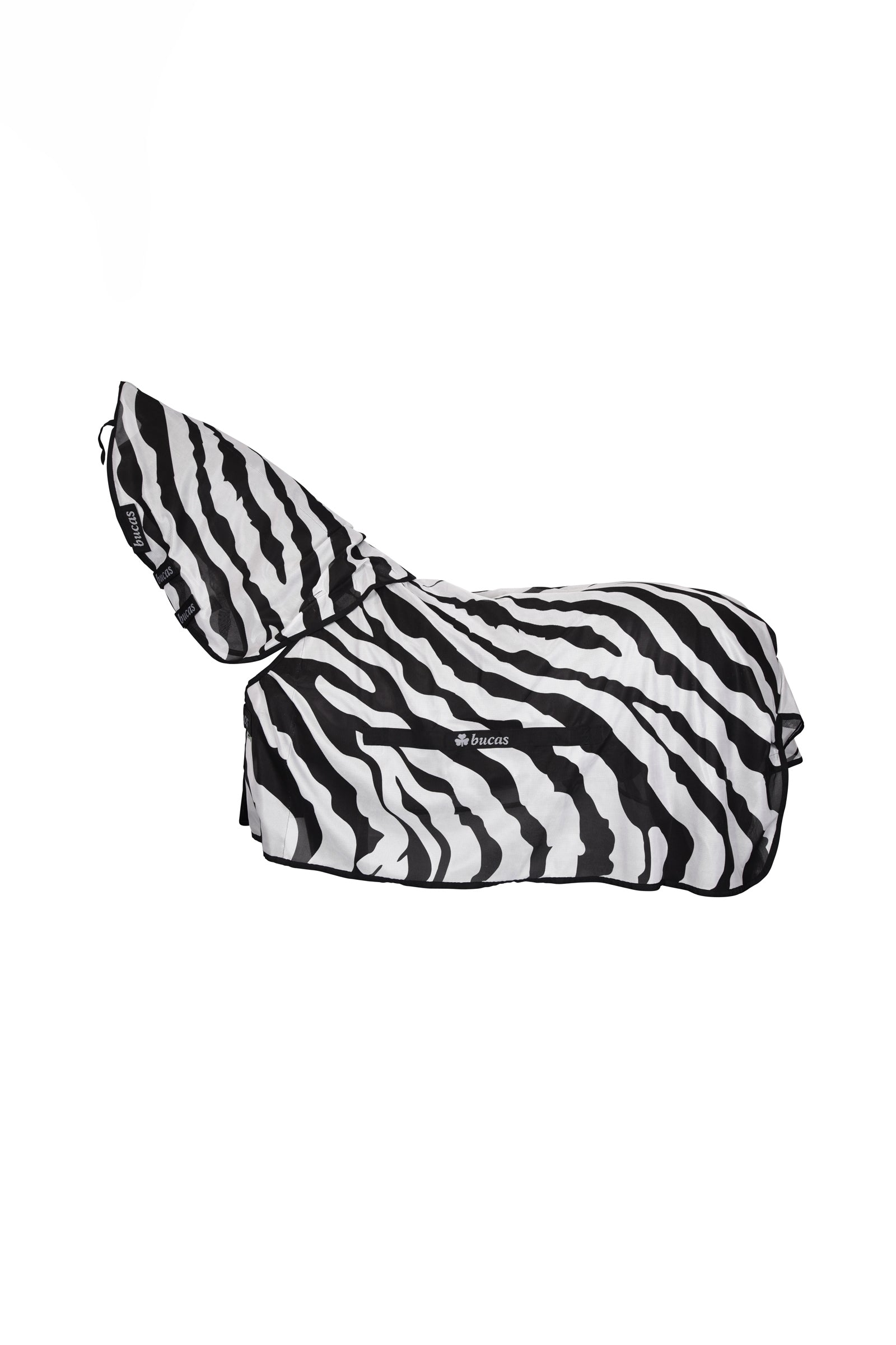 Bucas Buzz-Off Zebra coperta antimosche con colletto rimovibile Coperte per cavalli