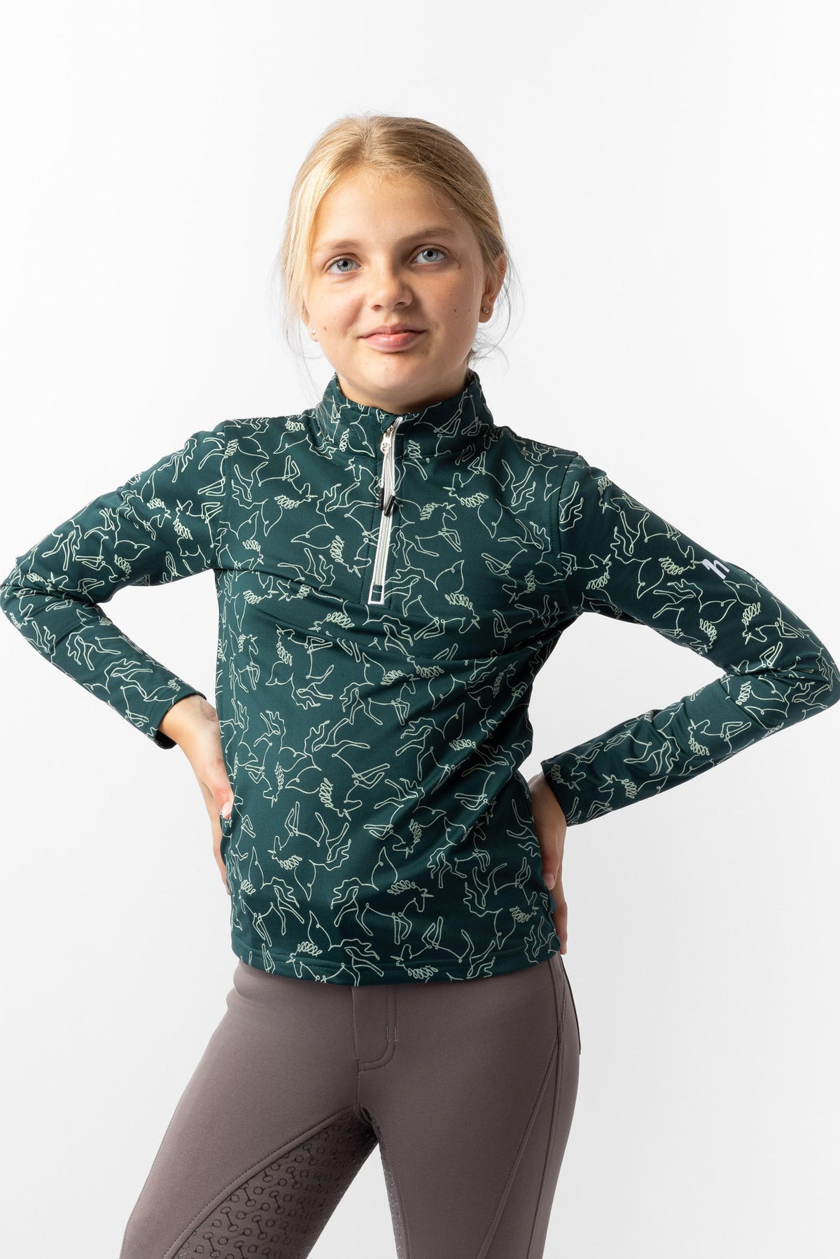 Horze Pegasus Maglietta da allenamento per bambini Abbigliamento per bambini
