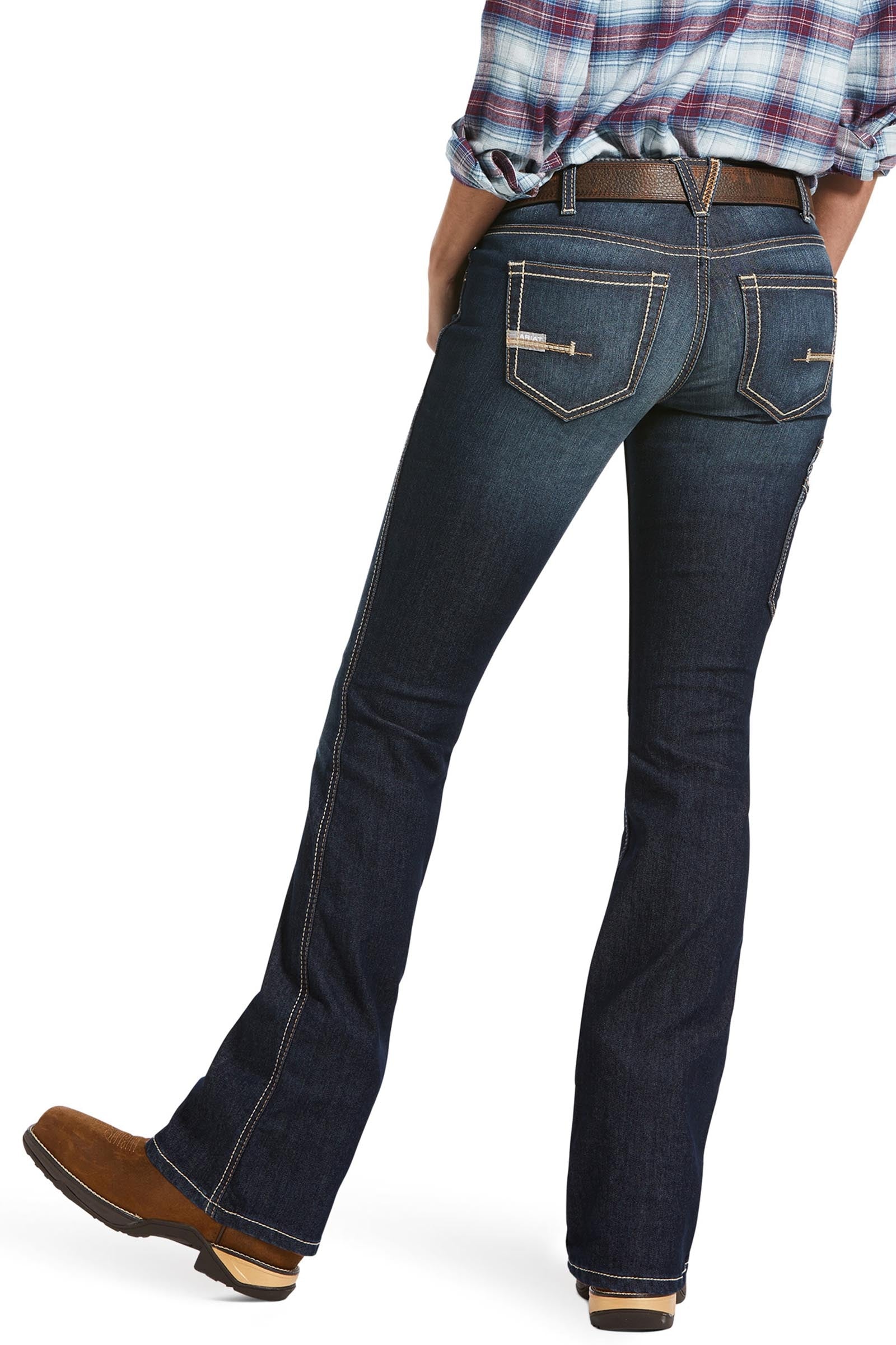 Ariat Jeans bootcut Rebar MR DuraStretch Riveter da donna Womens Breeches
