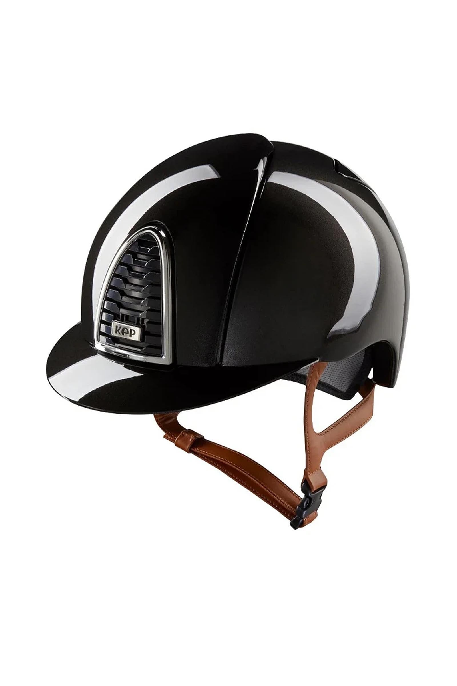 KEP Helmets KEP Cromo 2.0 Shine/Beige Riding Helmet With Extra Visor, App Compatible Attrezzatura di sicurezza