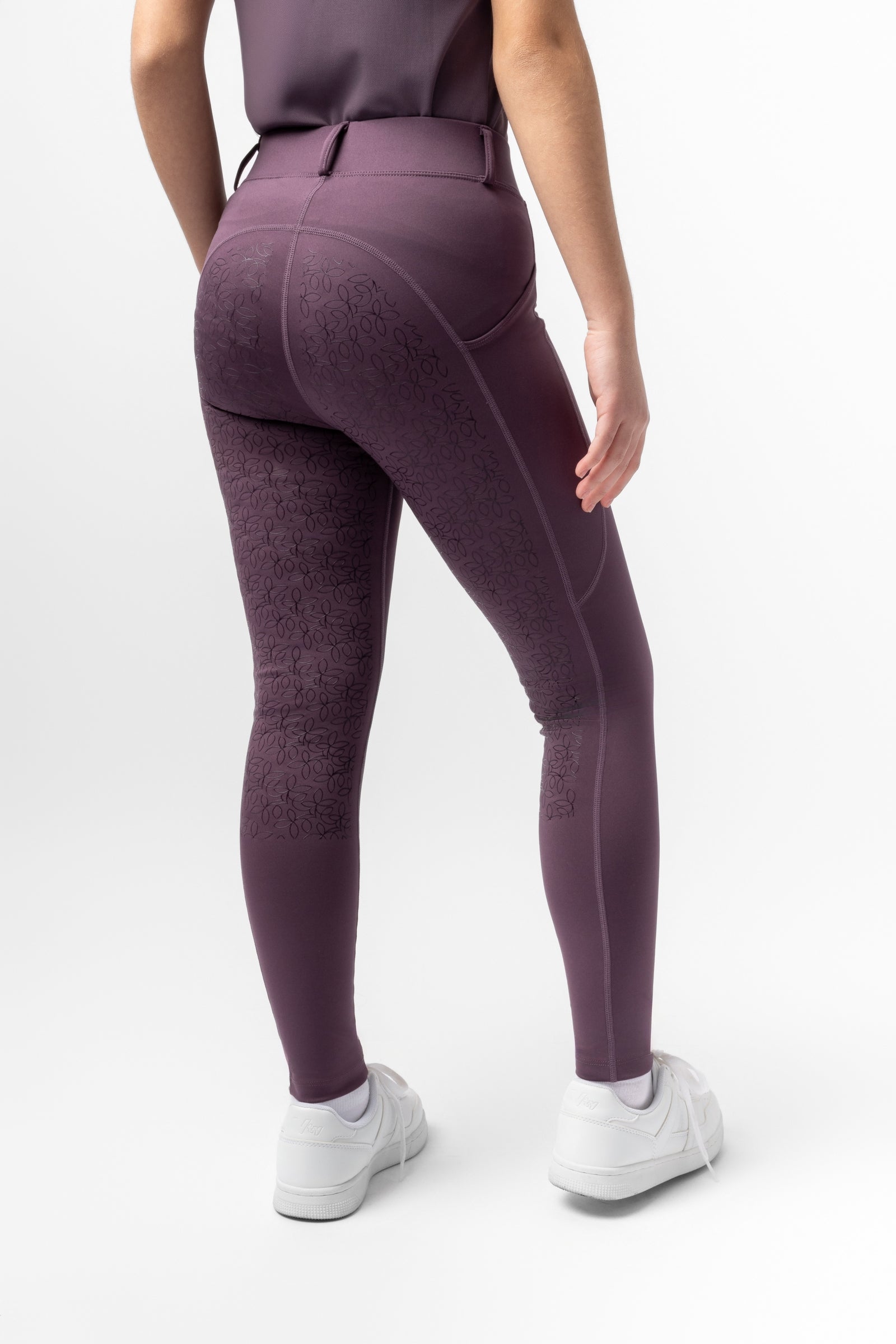Horze Dea Leggins da equitazione per bambini con sella piena Abbigliamento per bambini