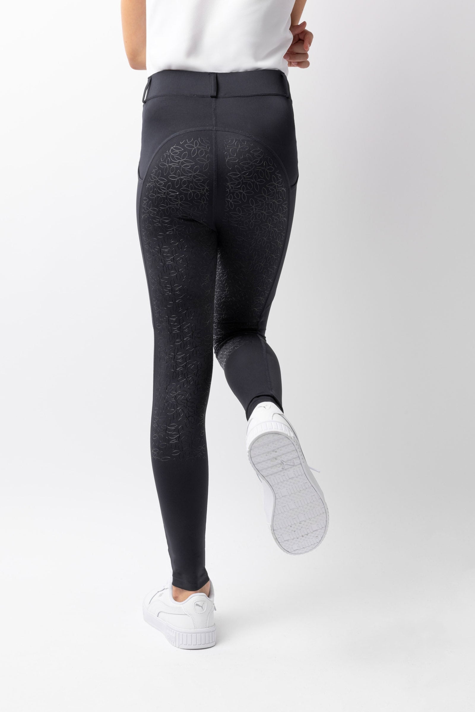Horze Dea Leggins da equitazione per bambini con sella piena Abbigliamento per bambini