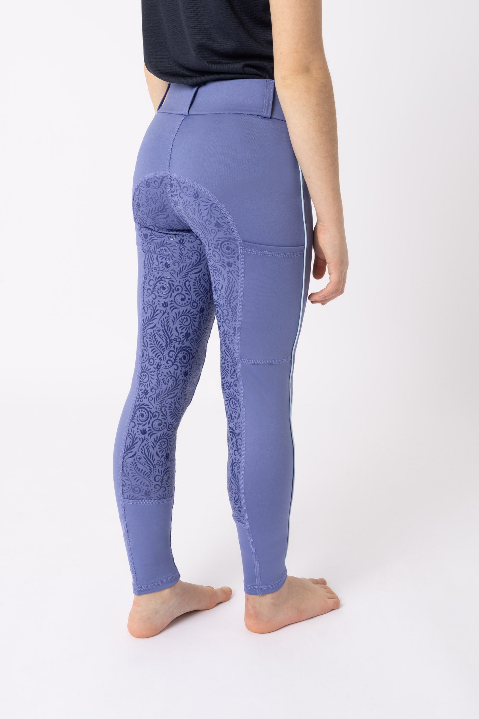 Horze Suna Leggins con full grip da bambino Abbigliamento per bambini