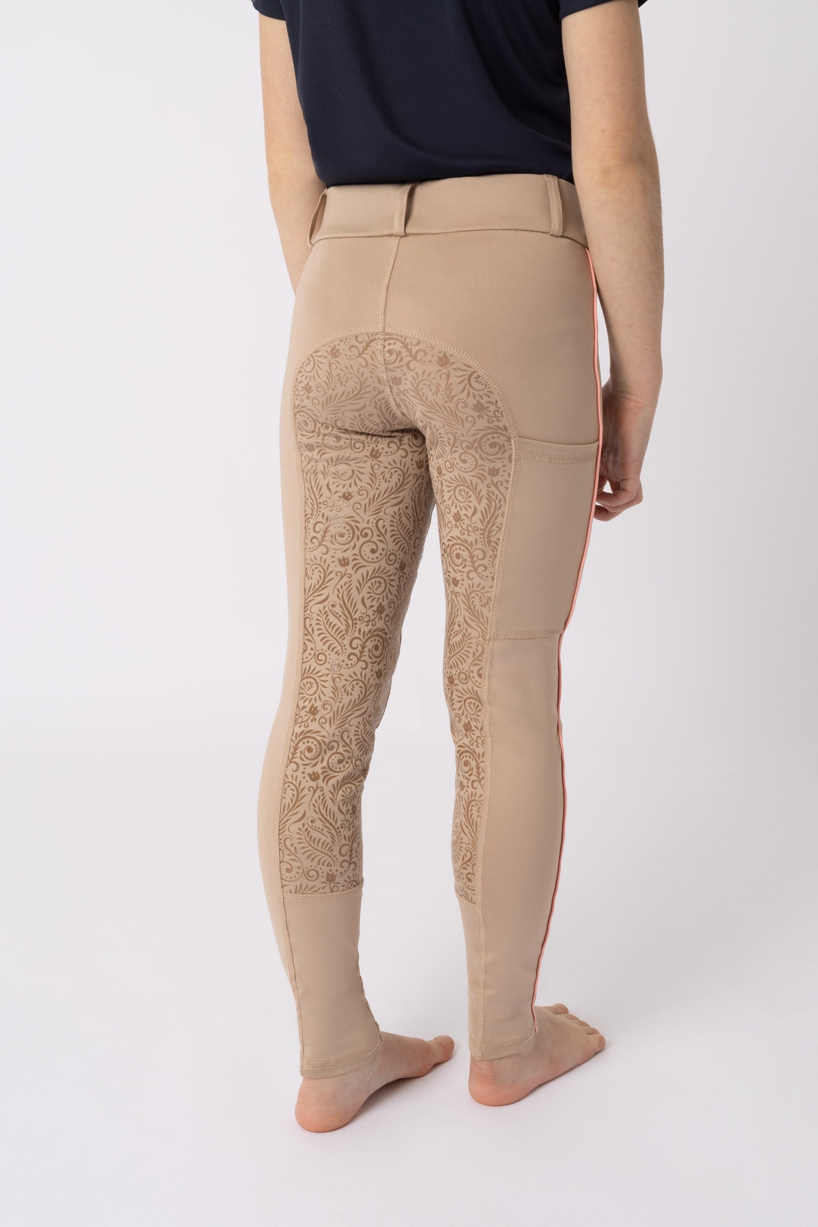 Horze Suna Leggins con full grip da bambino Abbigliamento per bambini