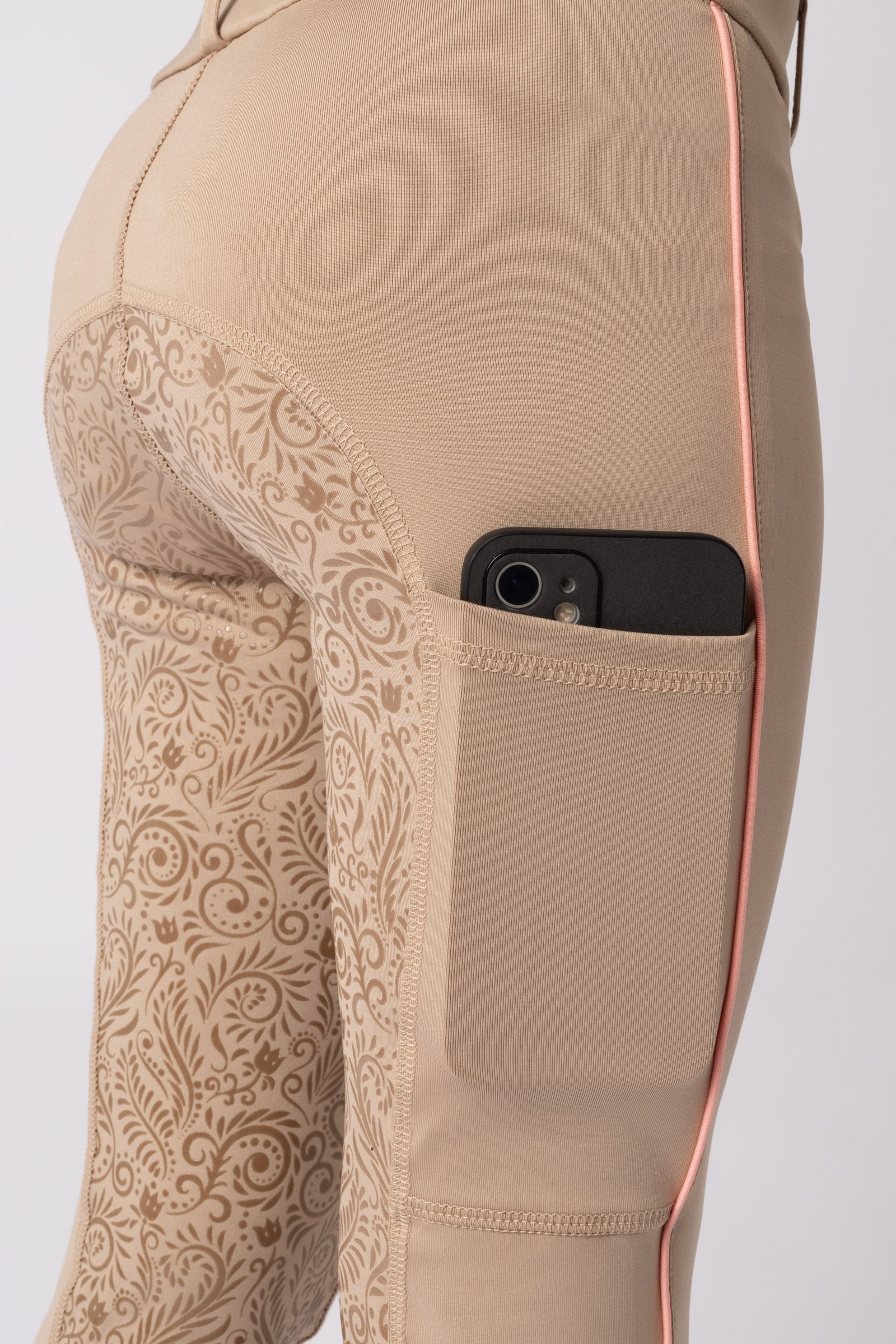 Horze Suna Kids' Full Grip Tights Kids Apparel