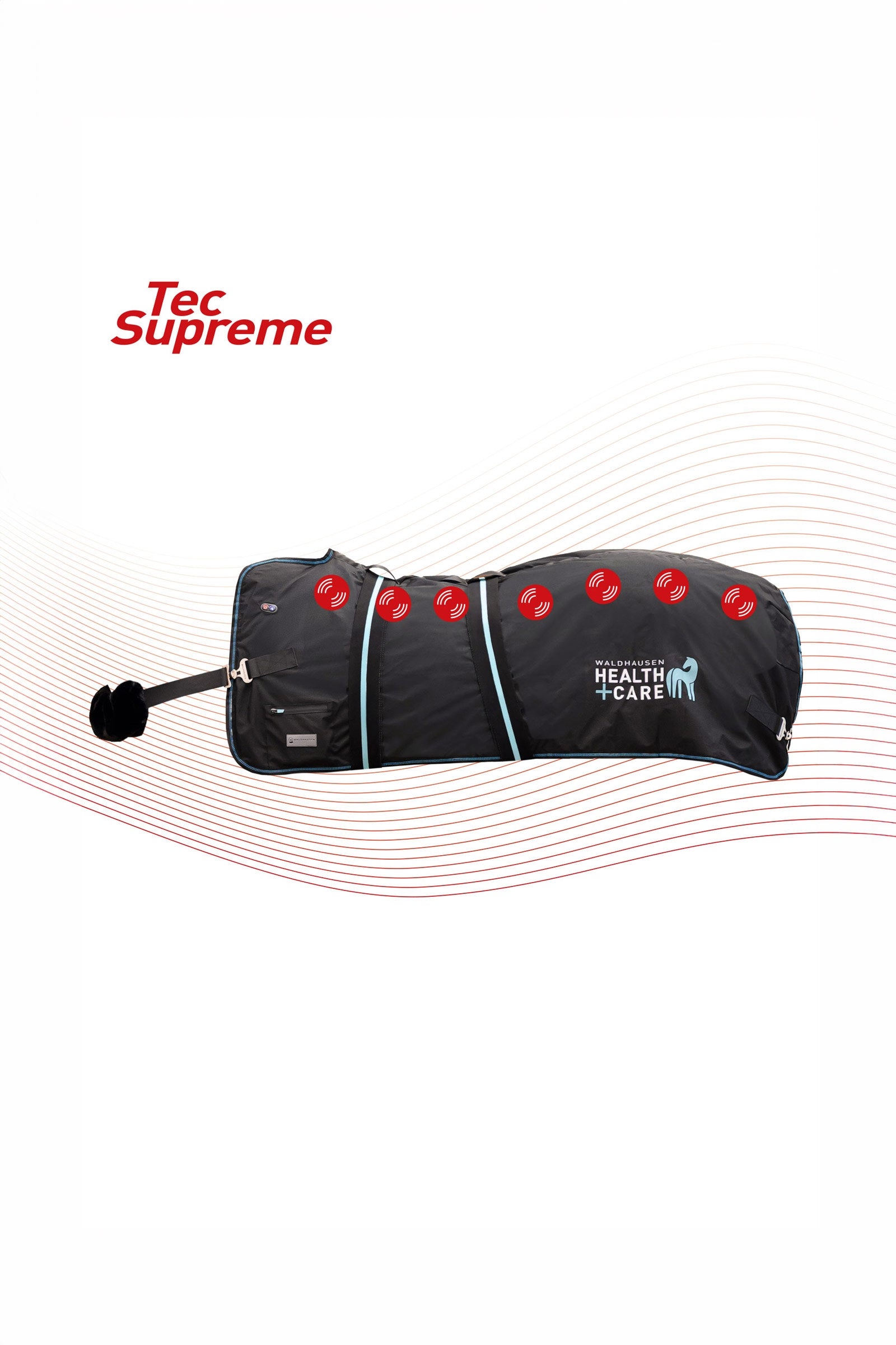 Waldhausen Health + Care Tec Supreme coperta riscaldante e massaggiante Coperte per cavalli