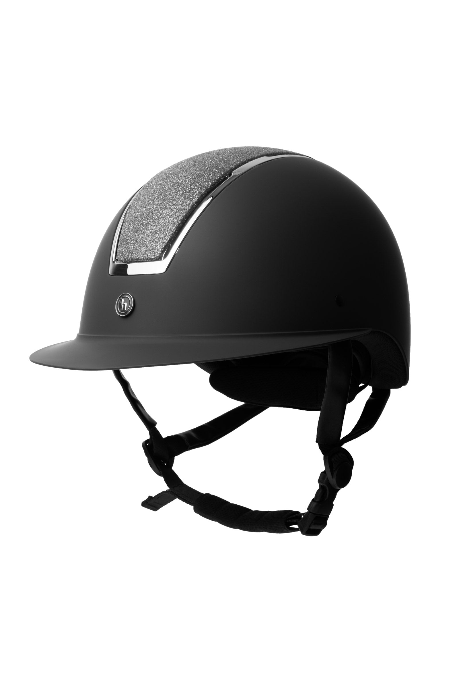 Horze Monarch II Casco da equitazione in glitter metallizzato Attrezzatura di sicurezza