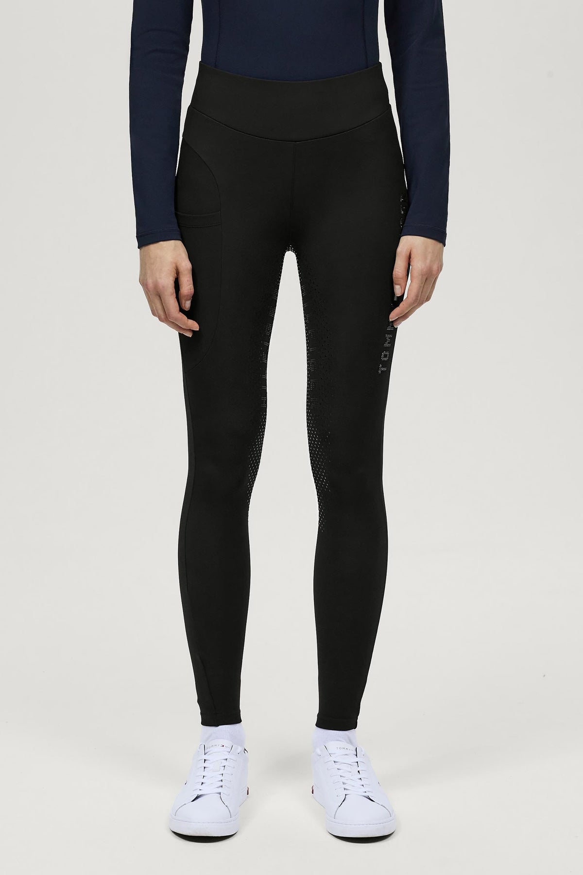 Tommy Hilfiger Equestrian Elmira Winter Rhinestone Full Grip Leggings Womens Breeches