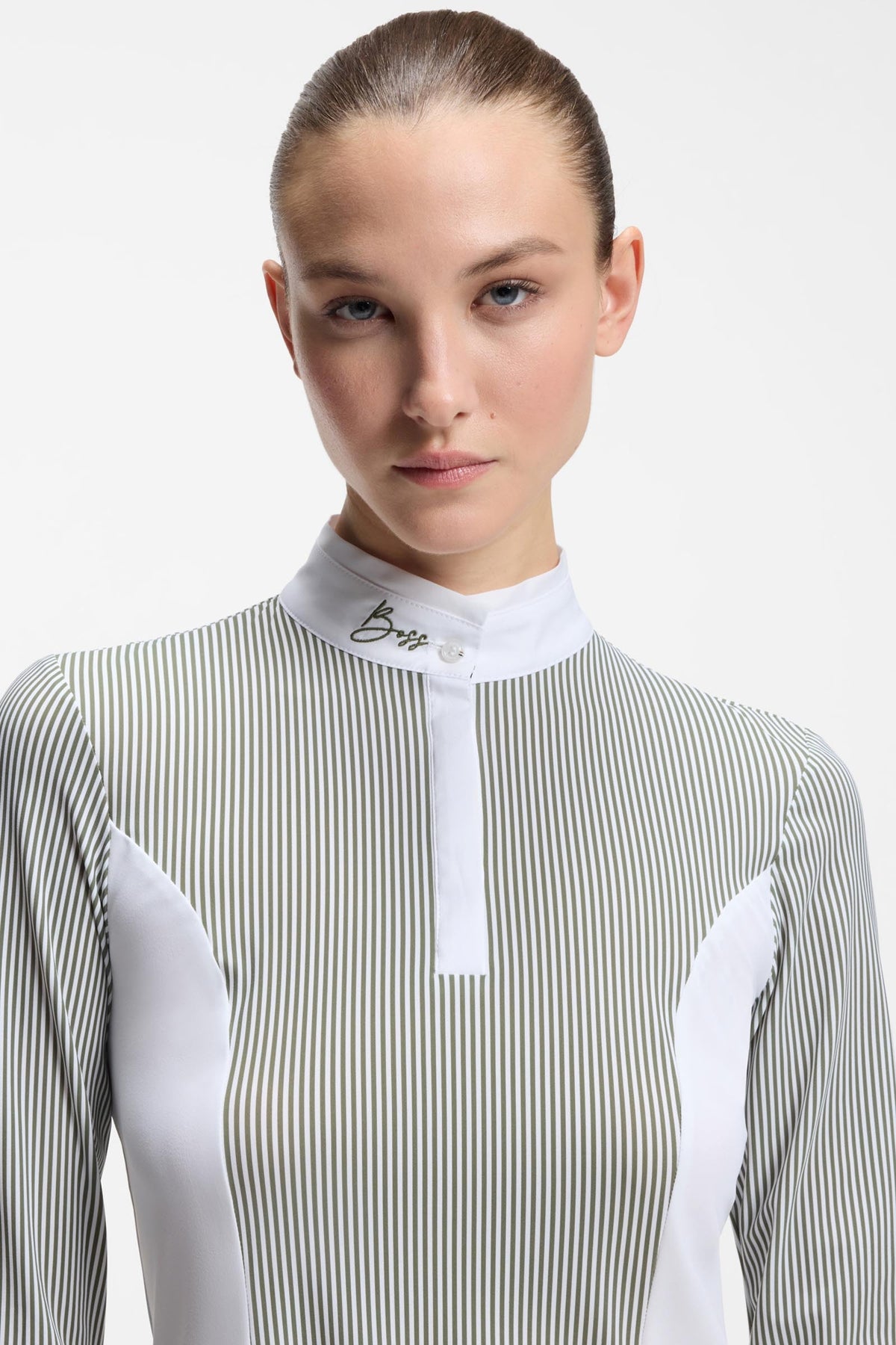 BOSS Equestrian Boss Edora Womens Show Blouse Stripes Women’s Riding Clothing