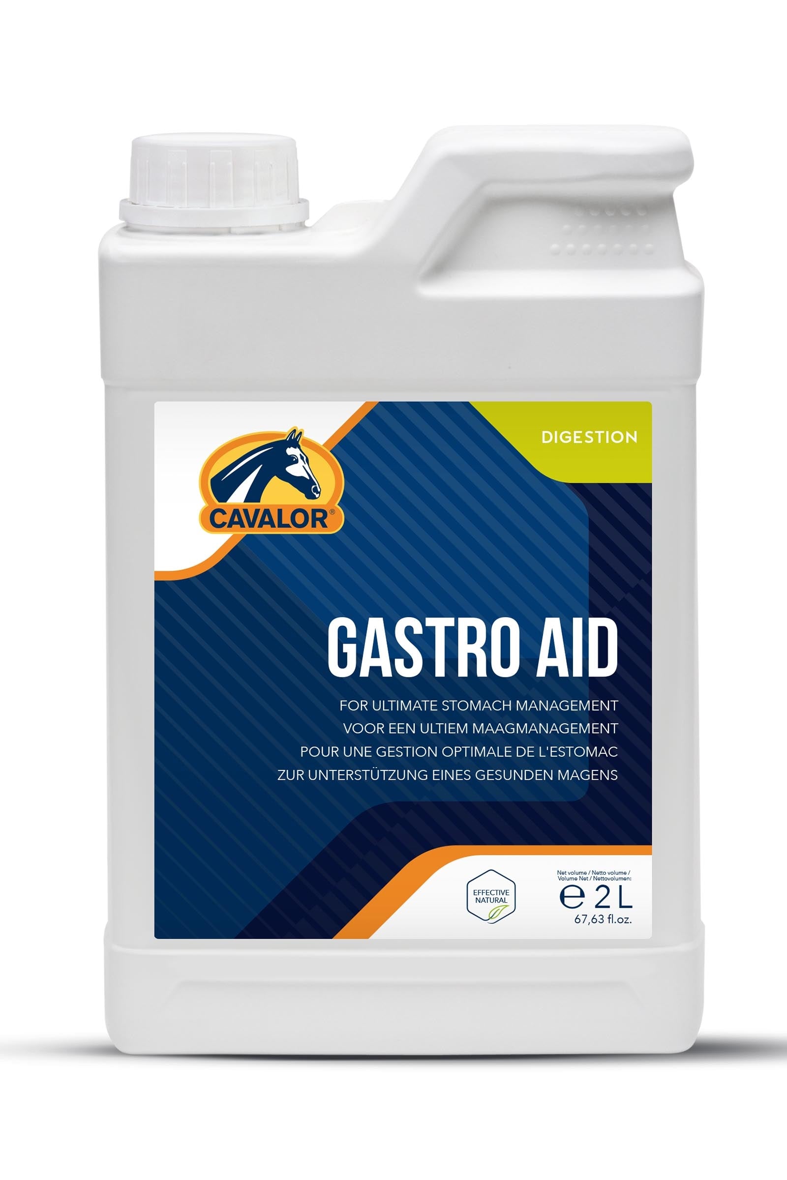 Cavalor Gastro Aid Liquido, Integratore per la digestione, 2 l Horse Feed & Nutrition