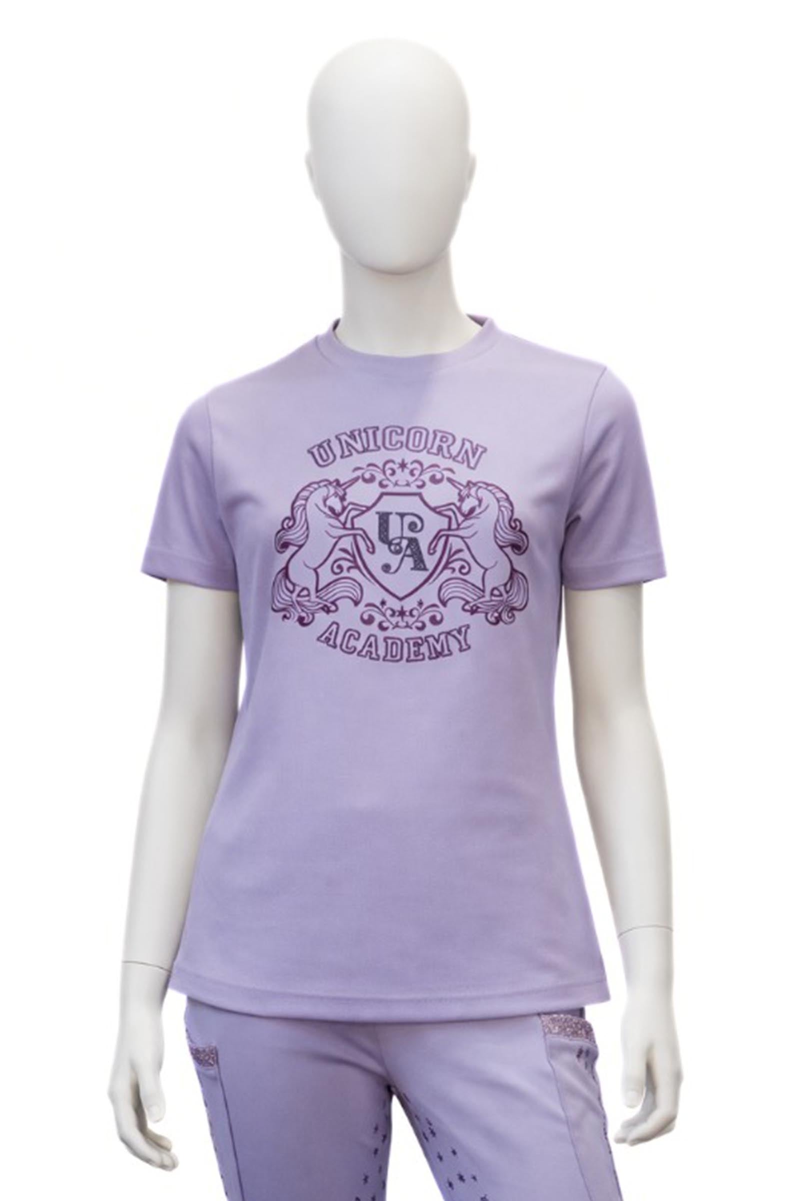 Kavalkade Unicorn Academy maglietta da ბავშვi con glitter Abbigliamento per bambini