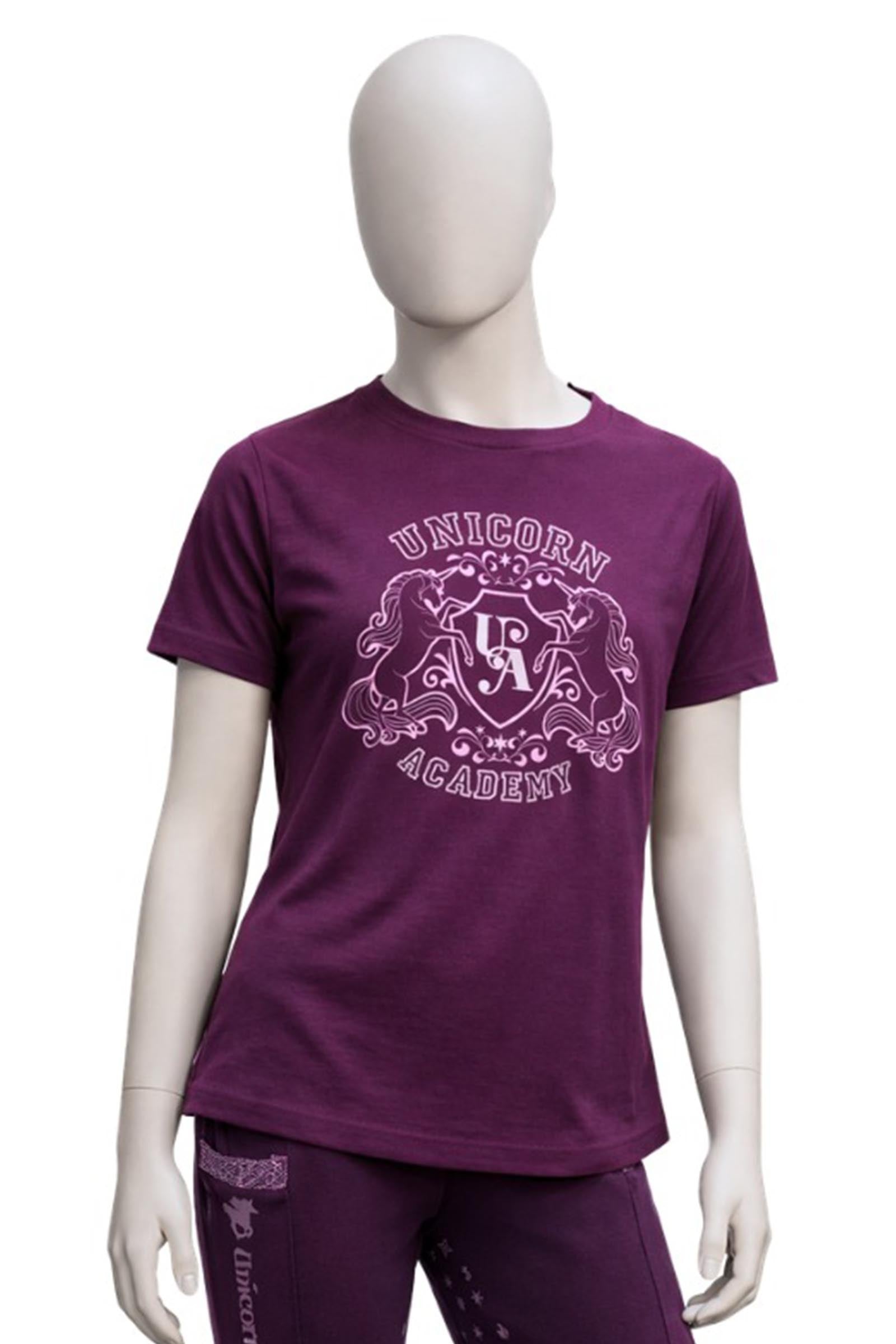 Kavalkade Unicorn Academy maglietta da ბავშვi con glitter Abbigliamento per bambini