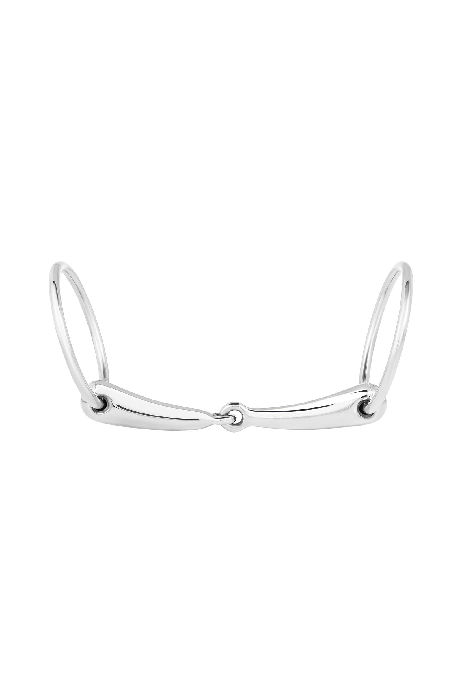 Waldhausen Snaffle Bit Hollow, Single Jt., Stainless St., 16 mm Horse Bits