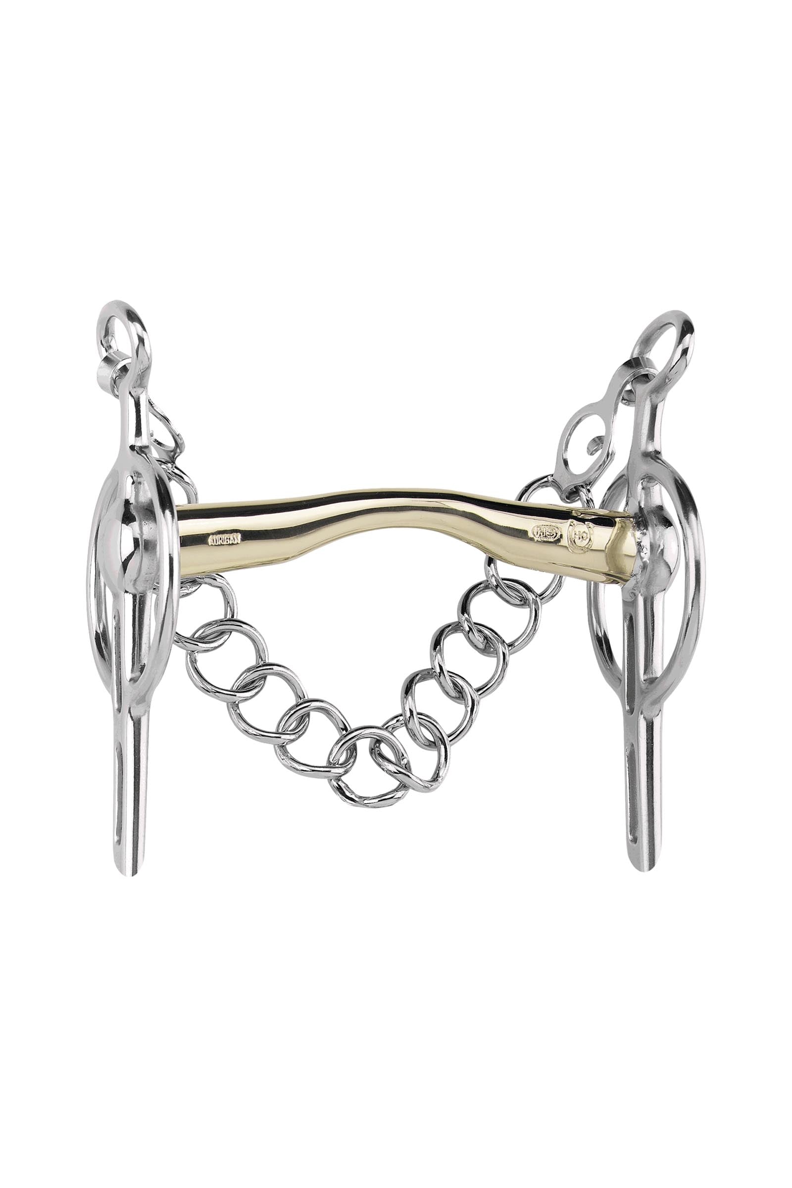 Sprenger HO Liverpool morso da traino, diritto con port, 16 mm, aste fisse 2 slot, Sensogan Boccaglio