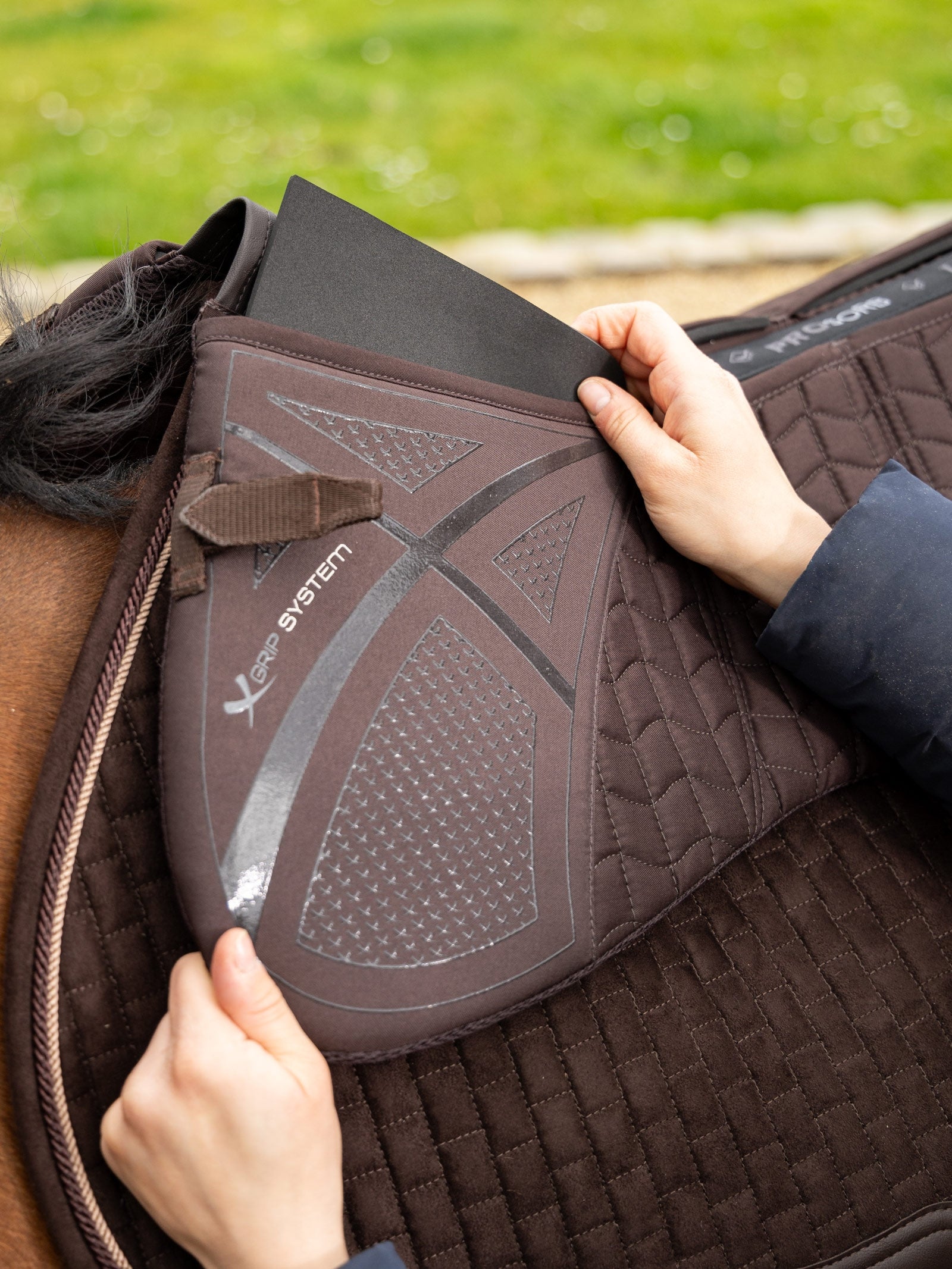 LeMieux Prosorb 3 pocket Quilted Half Pad Saddle Pads