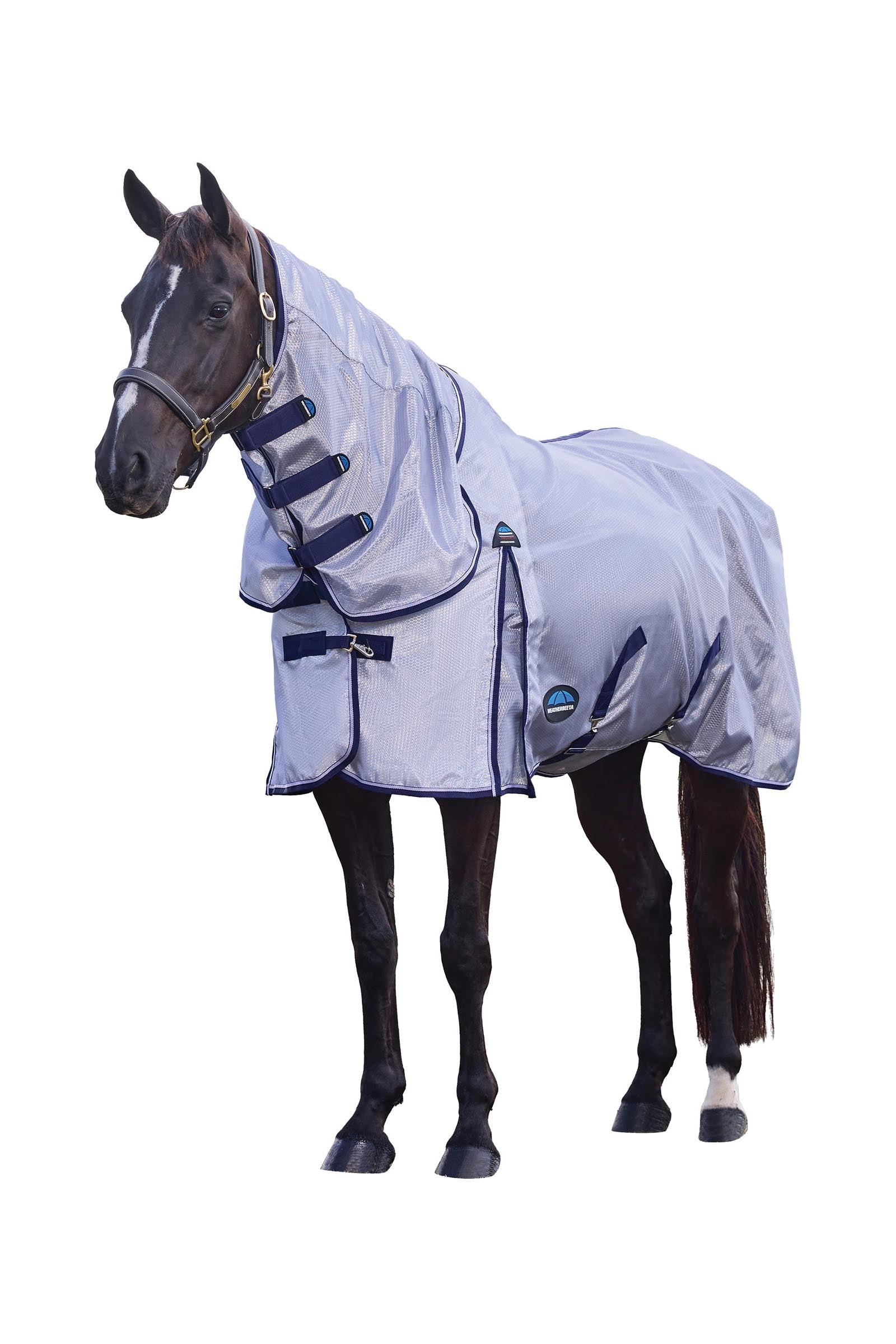 Weatherbeeta ComFiTec Hexi Shield Coperta antimosche combo con collo fisso, 0 g Coperte per cavalli