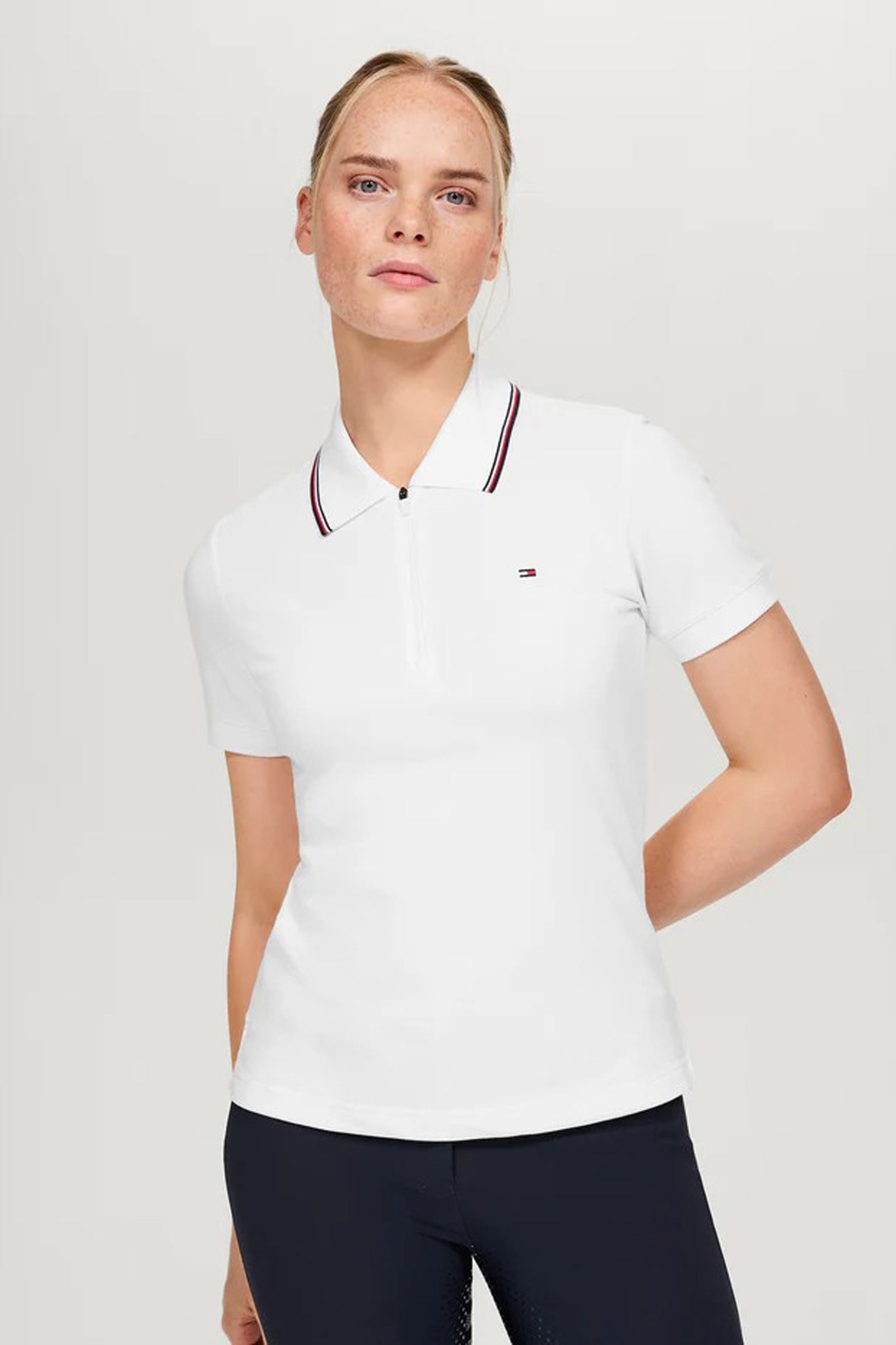 Tommy Hilfiger Equestrian Camden Women´s Zip Polo Shirt Women’s Riding Clothing