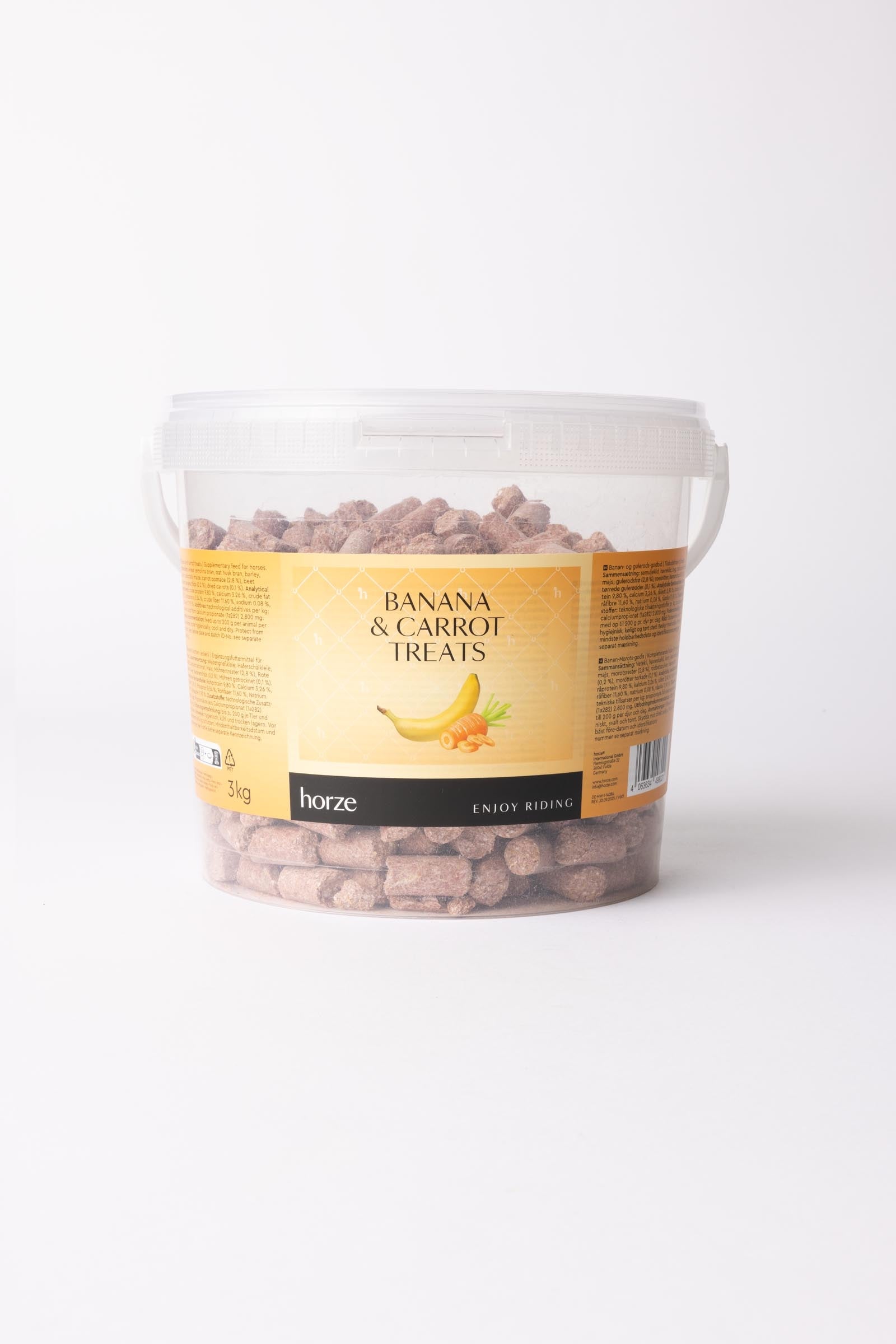 Horze Biscotti Banana & Carota, 3 kg Horse Feed & Nutrition