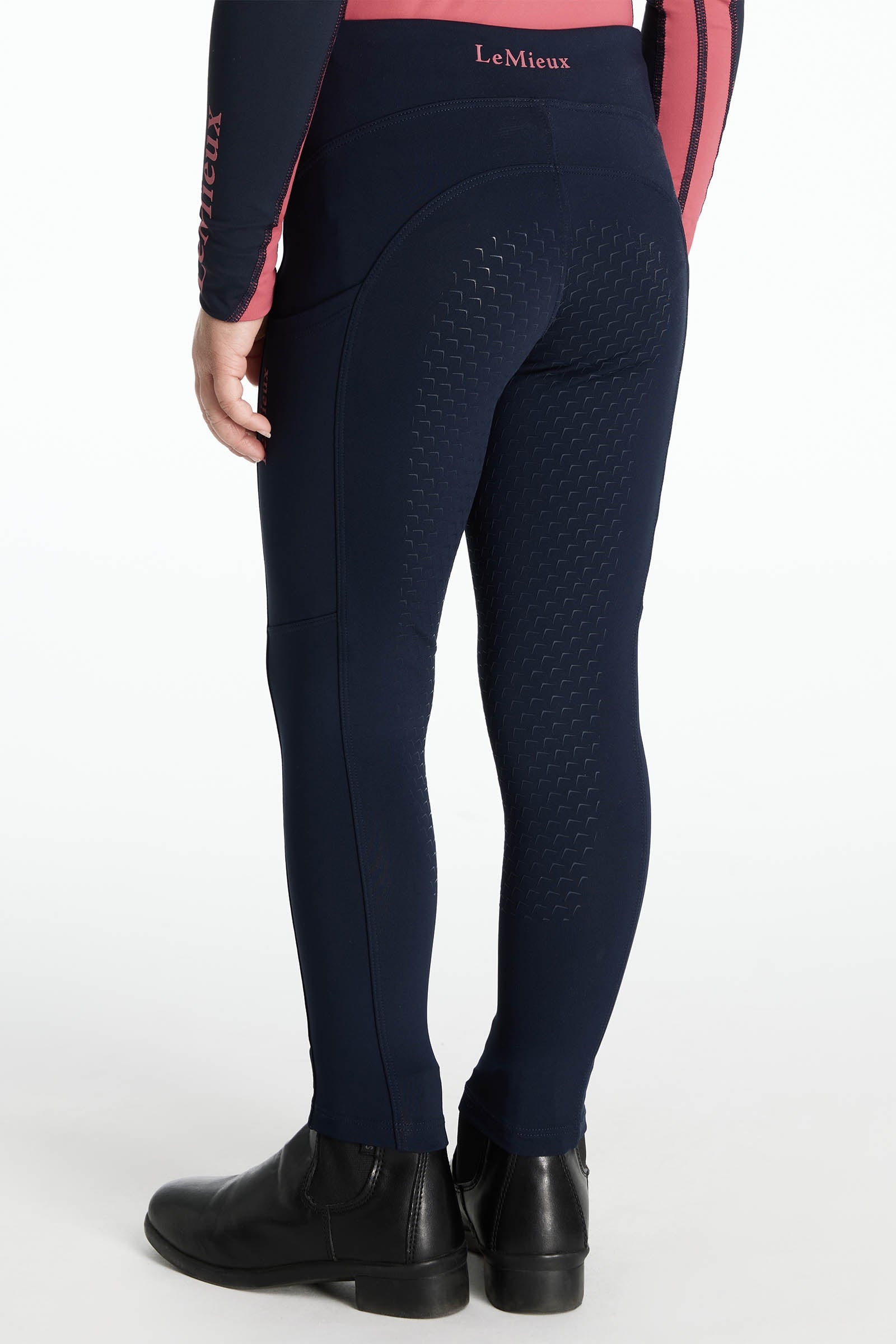 LeMieux Mini Nora pantaloni da equitazione pull-on per bambini con interno spazzolato Abbigliamento per bambini