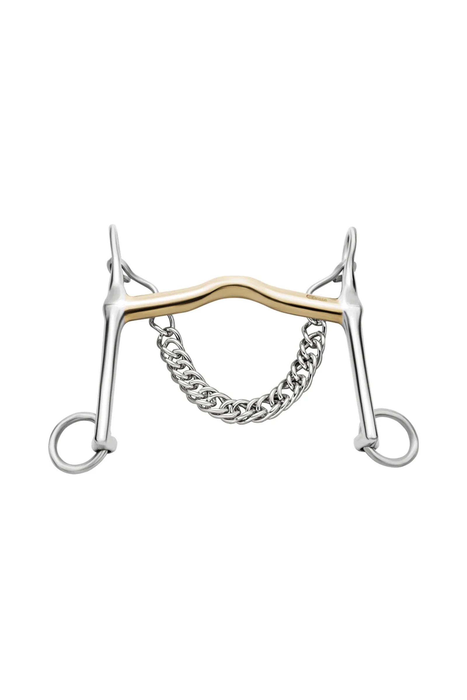 Sprenger Satinox filetto pony/islandese CM Kimblewick, bocca diritta 14 mm, acciaio inox Boccaglio