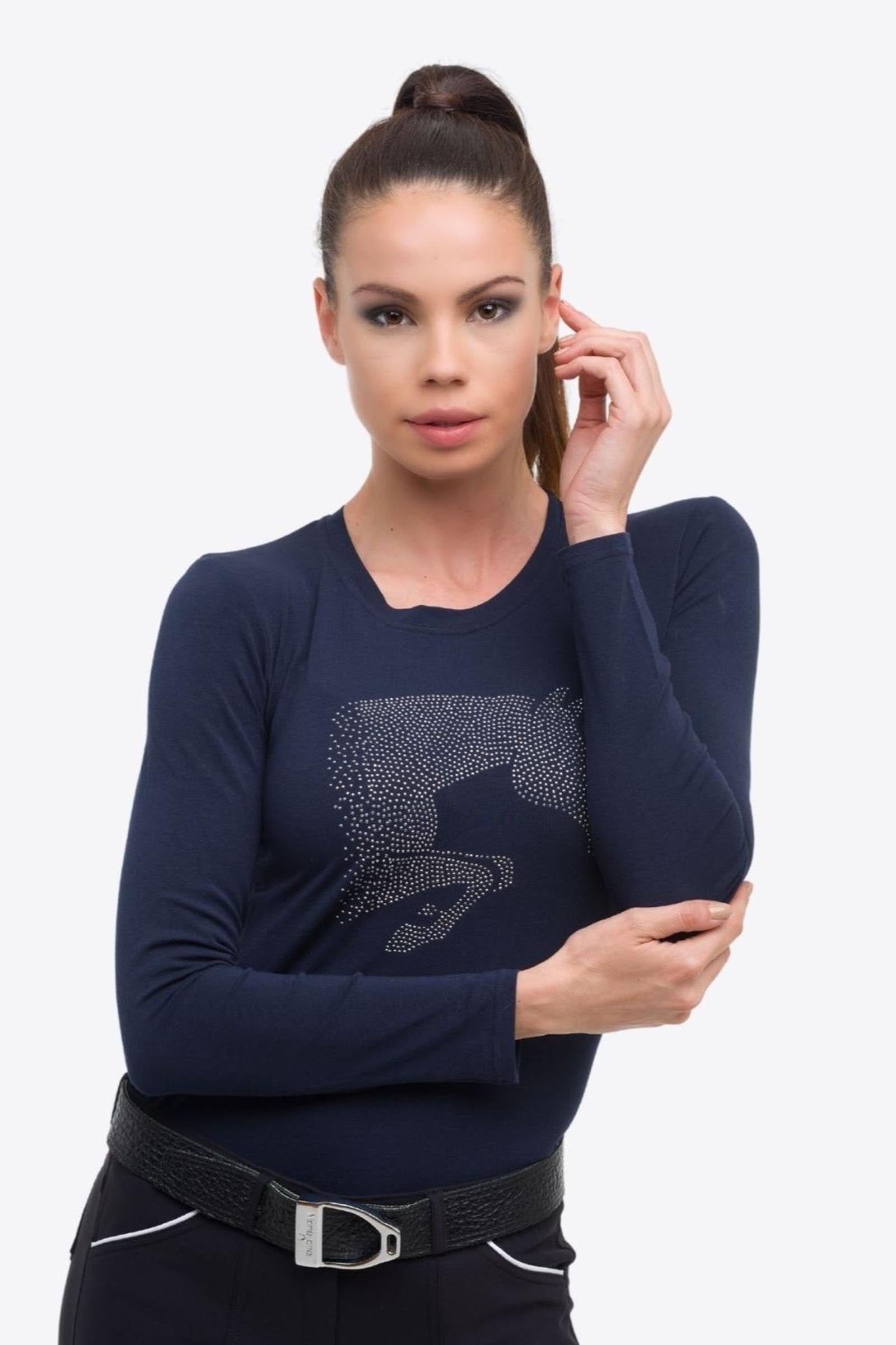 Cavalliera Riding Cotton Top Jumping Star, Women's Long Sleeve Women’s Riding Clothing