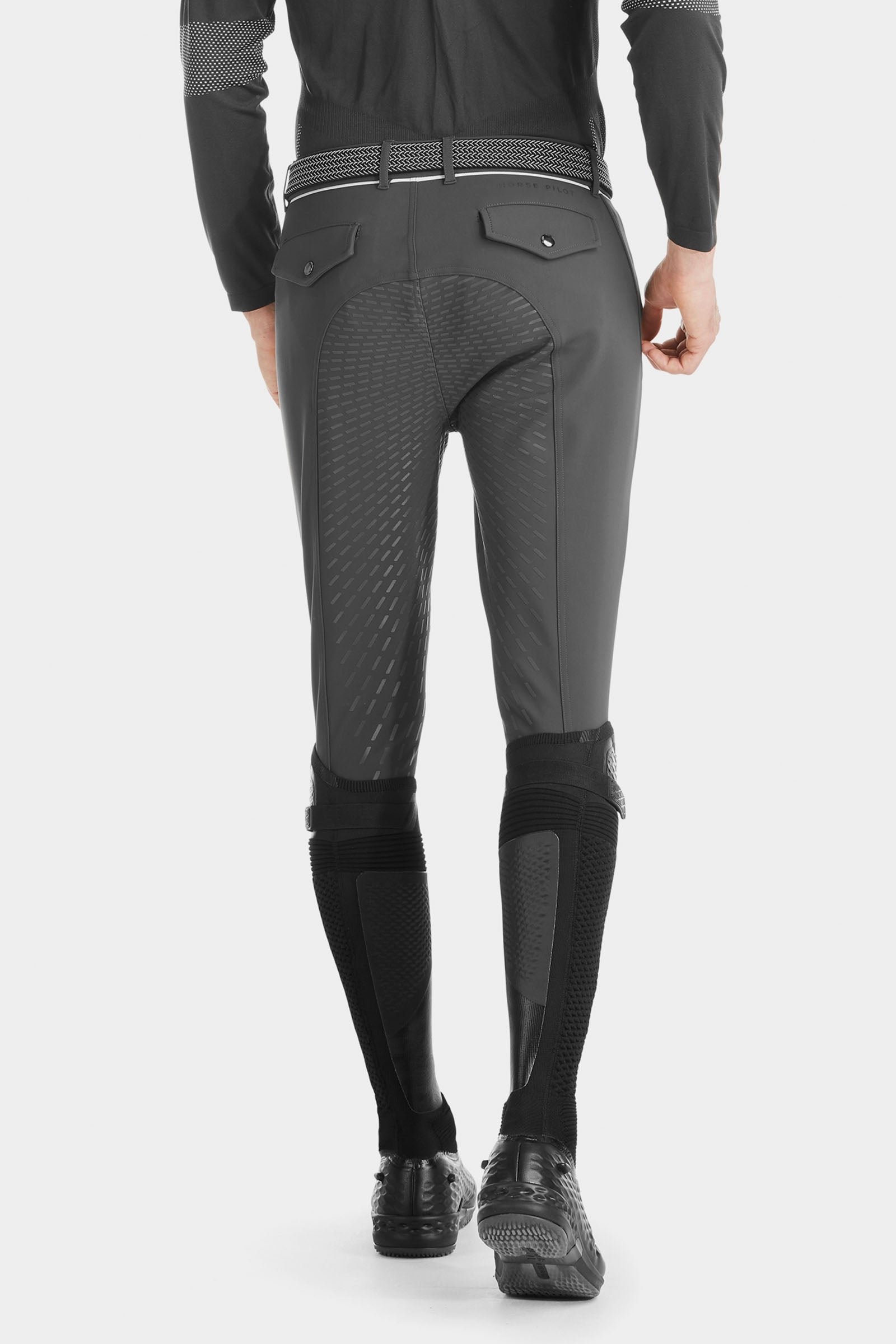 Horse Pilot X-Grip pantaloni da equitazione uomo con full seat Abbigliamento da uomo