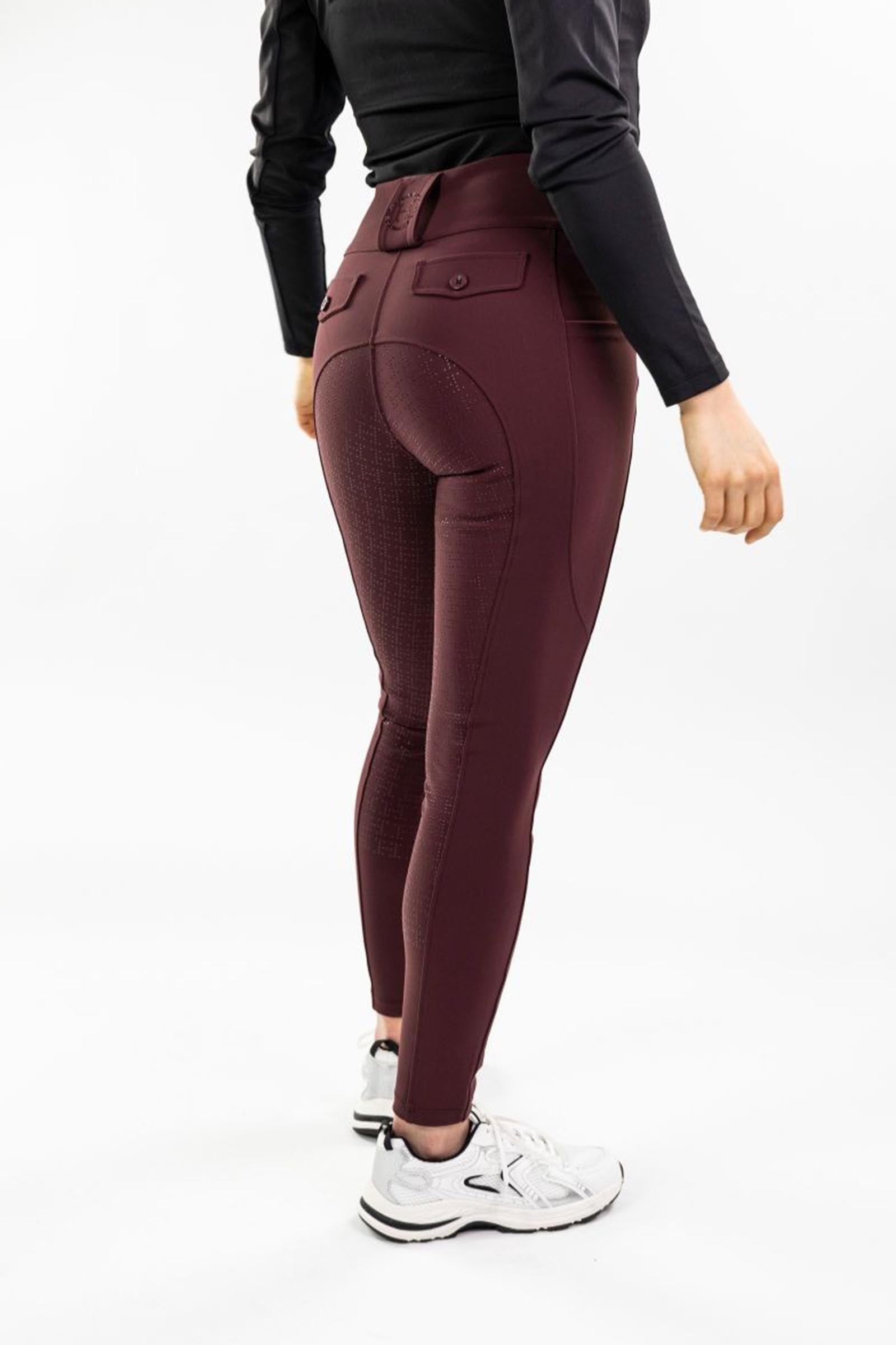 Harcour Ludivine pantaloni da equitazione donna con grip integrale Womens Breeches