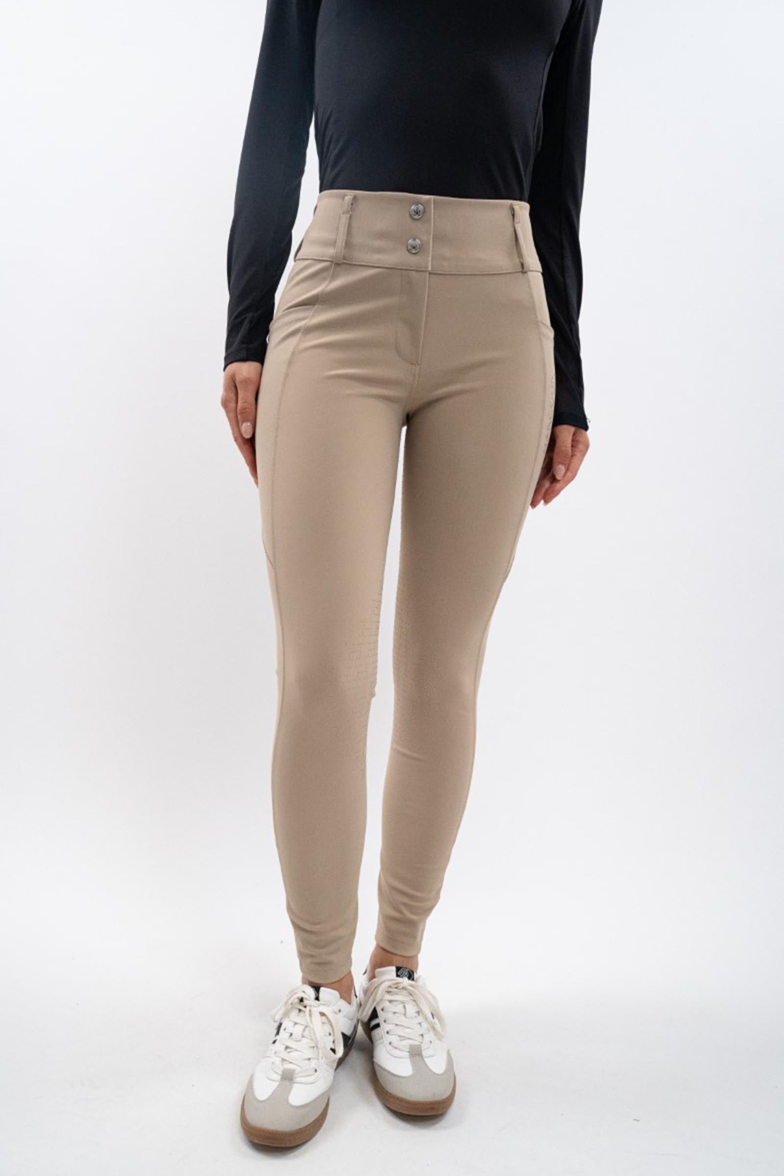 Harcour Ludivine pantaloni da equitazione donna con grip integrale Womens Breeches