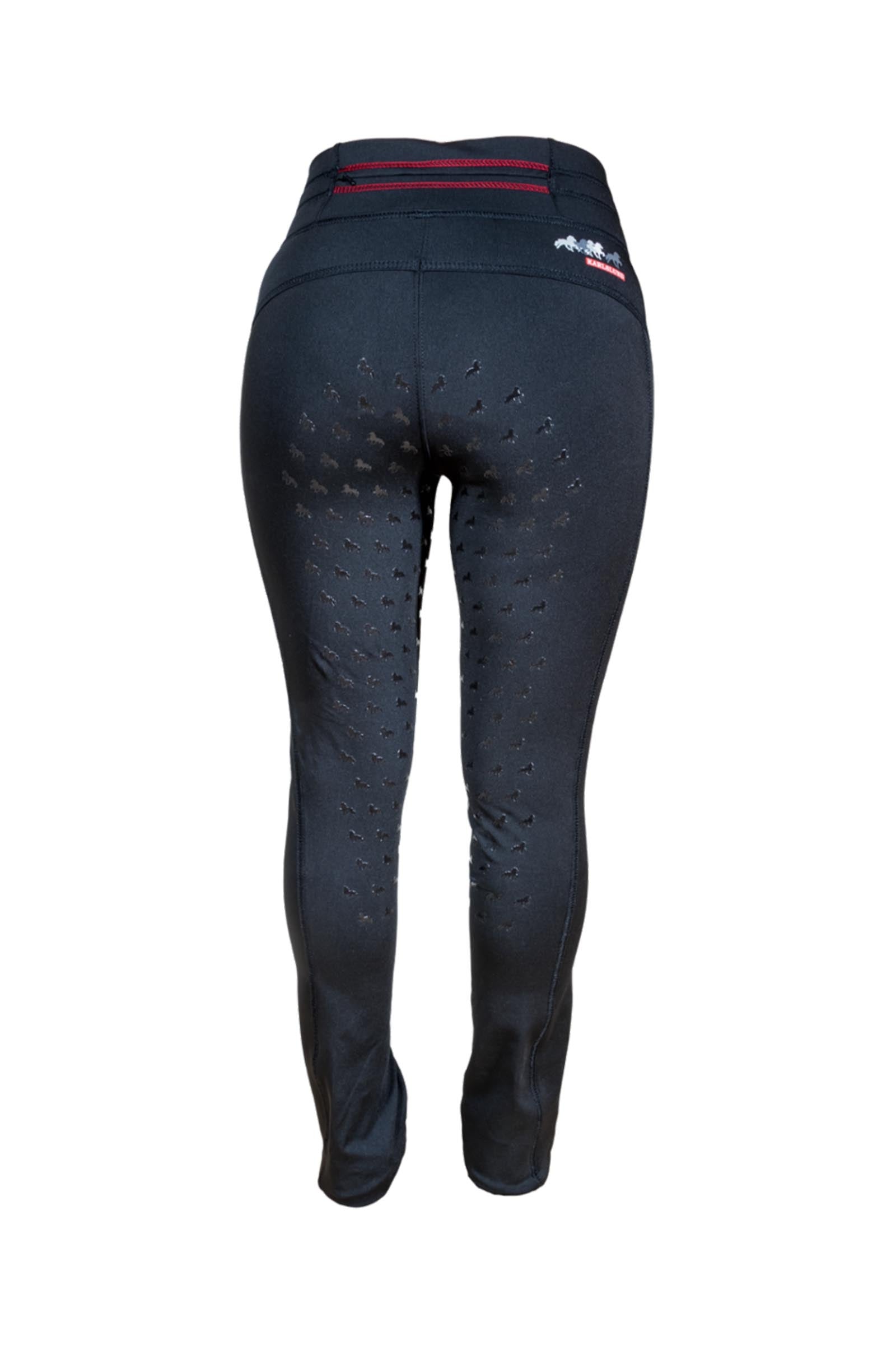 Karlslund Galdur Leggings da equitazione jodhpur per bambini con grip totale in silicone Abbigliamento per bambini