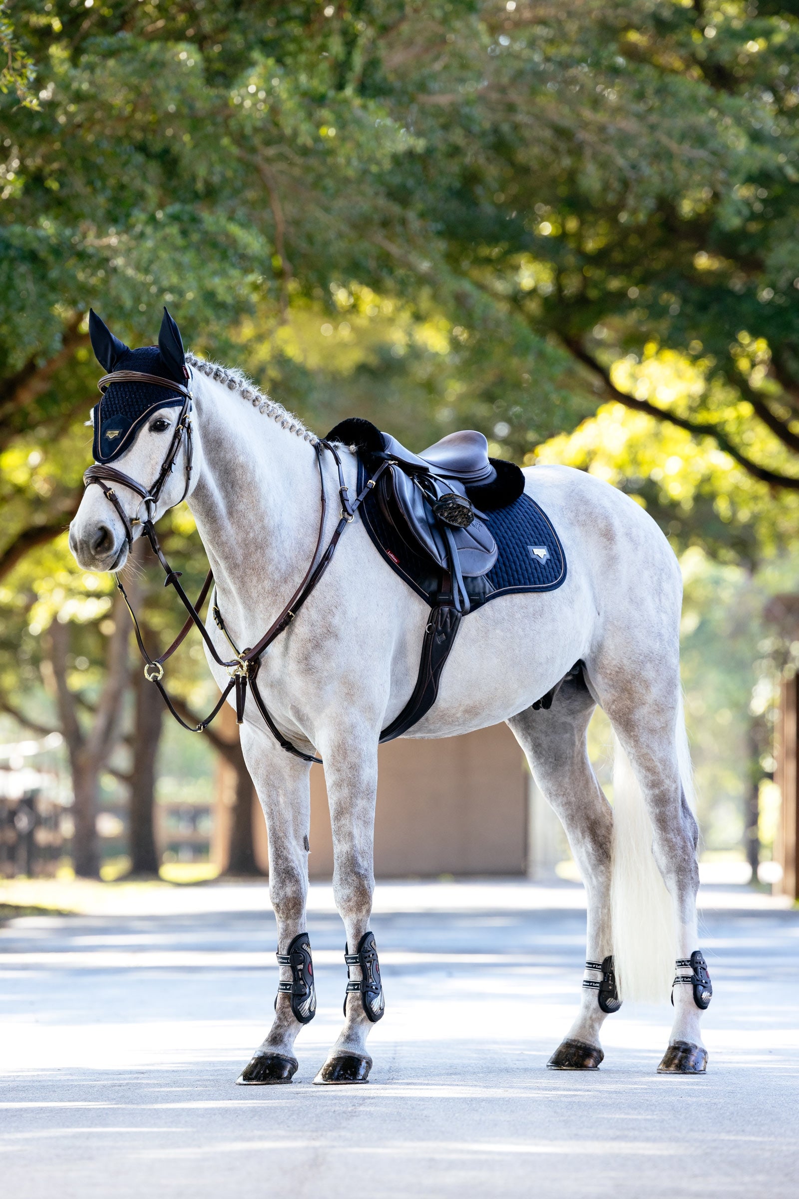 LeMieux Puissance Imitation Suede Close Contact Saddle Pad Saddle Pads
