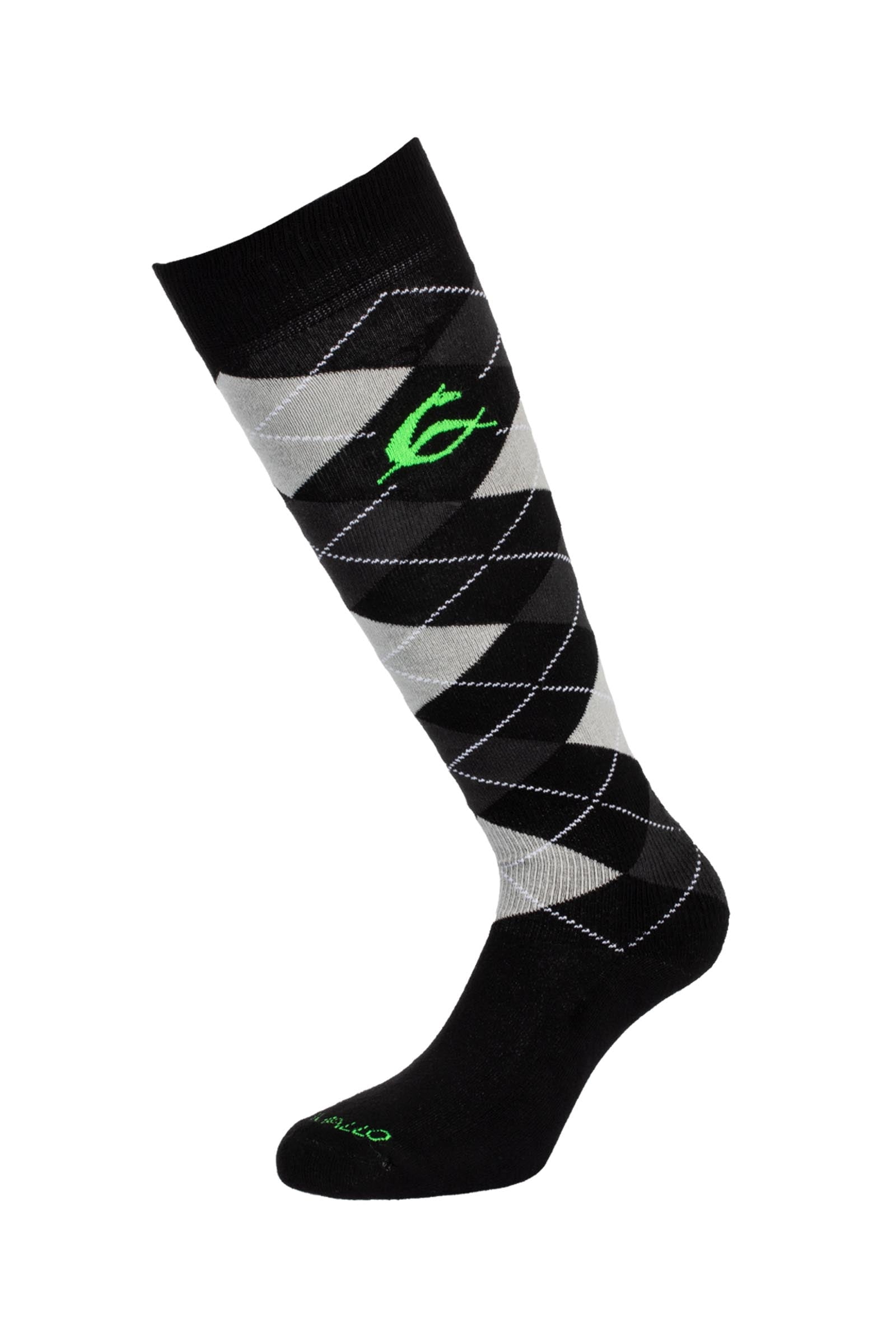Acavallo Diamond Pattern Cotton Socks Calzini