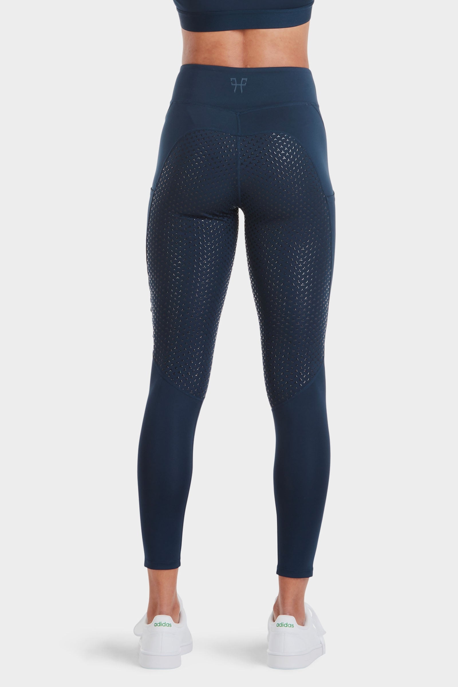 Gillian leggings full seat donna, verde cachi beetle