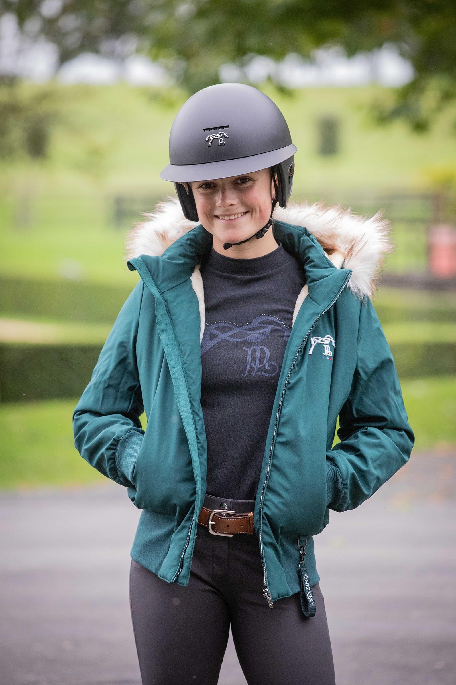 PENELOPE Riding Helmet Long Peak Safety Equipment
