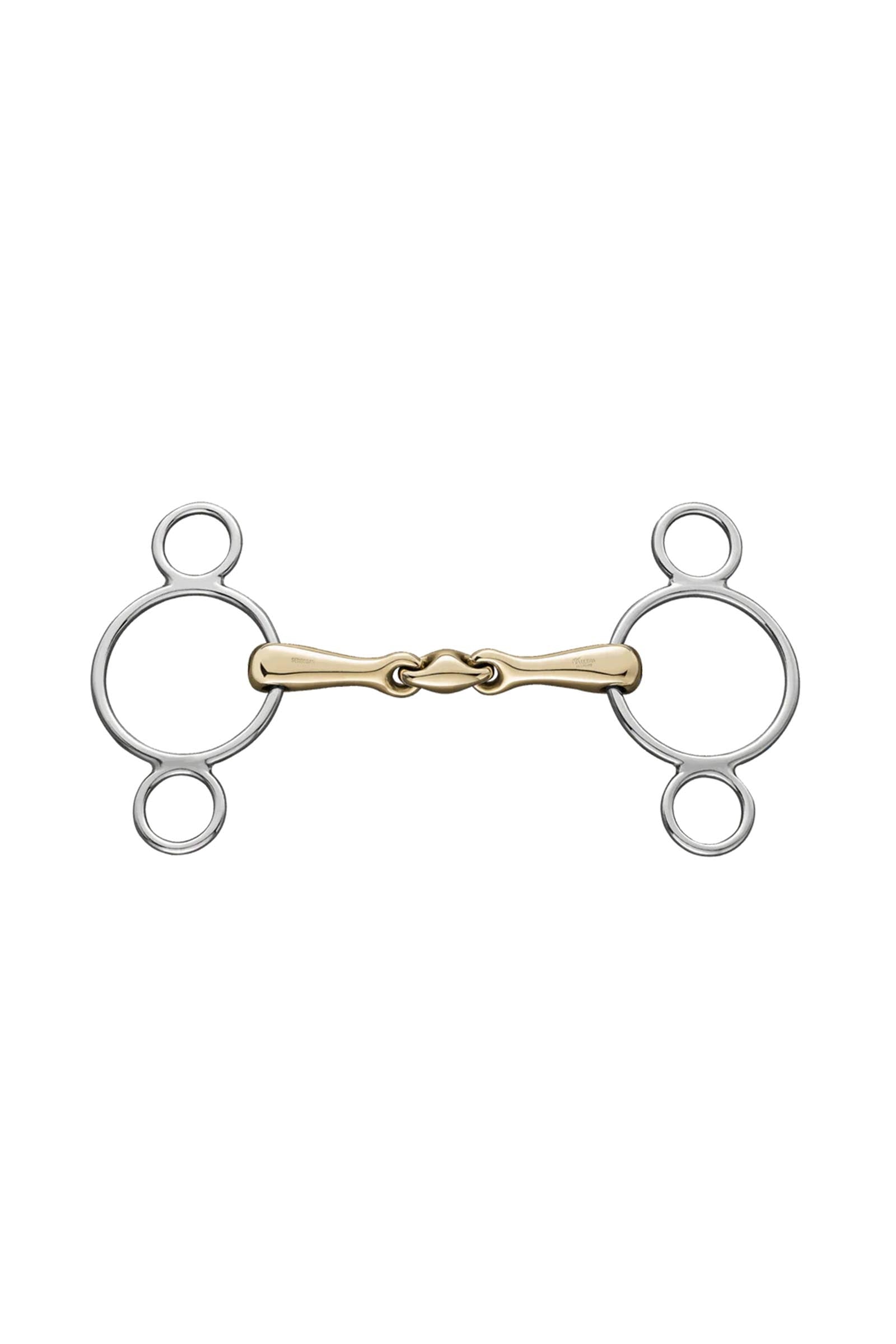 Sprenger KK Ultra morso 3 anelli, doppio snodo, 14 mm, Sensogan, 115 mm Boccaglio
