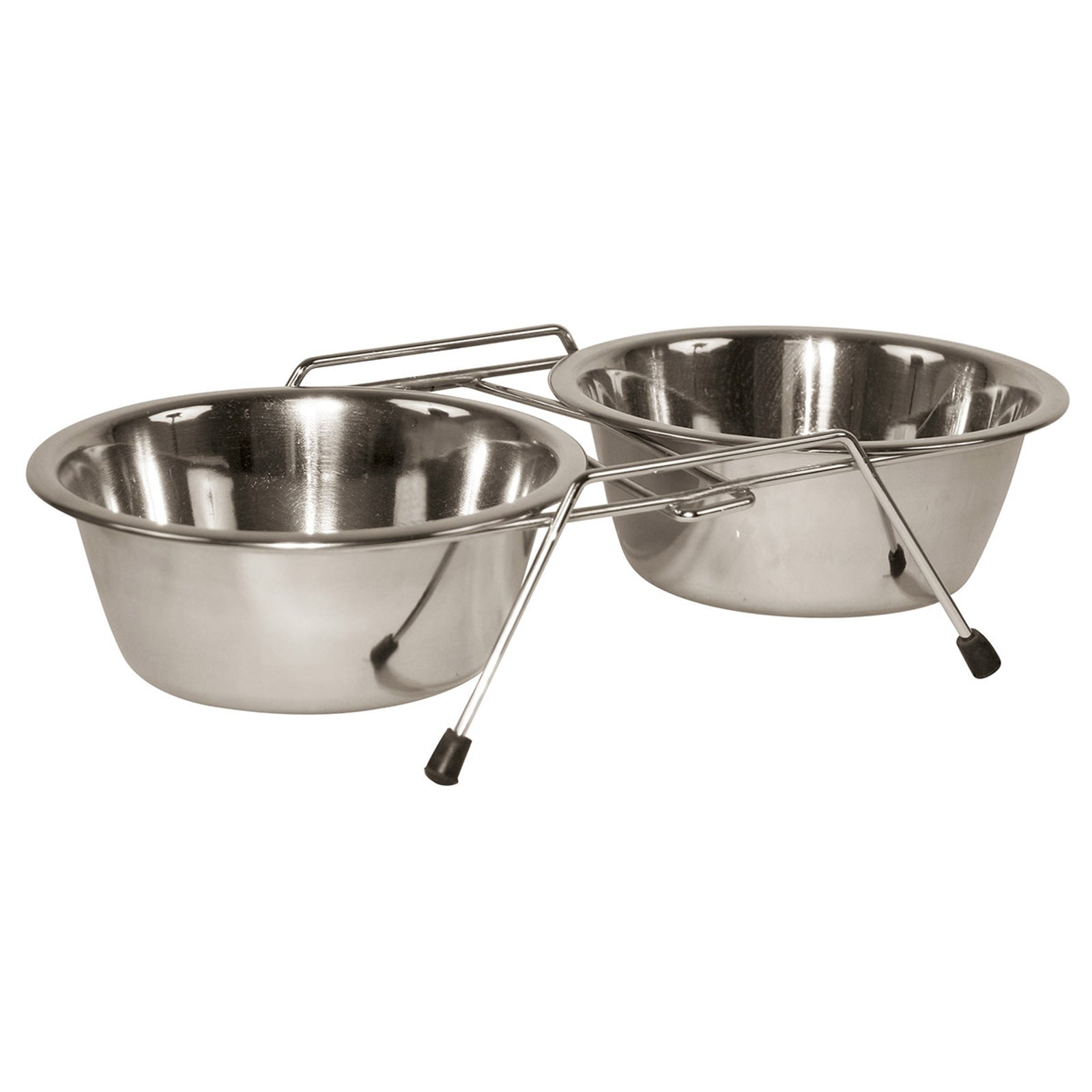 Kerbl Metal twin feeder incl. 2x450 Cane