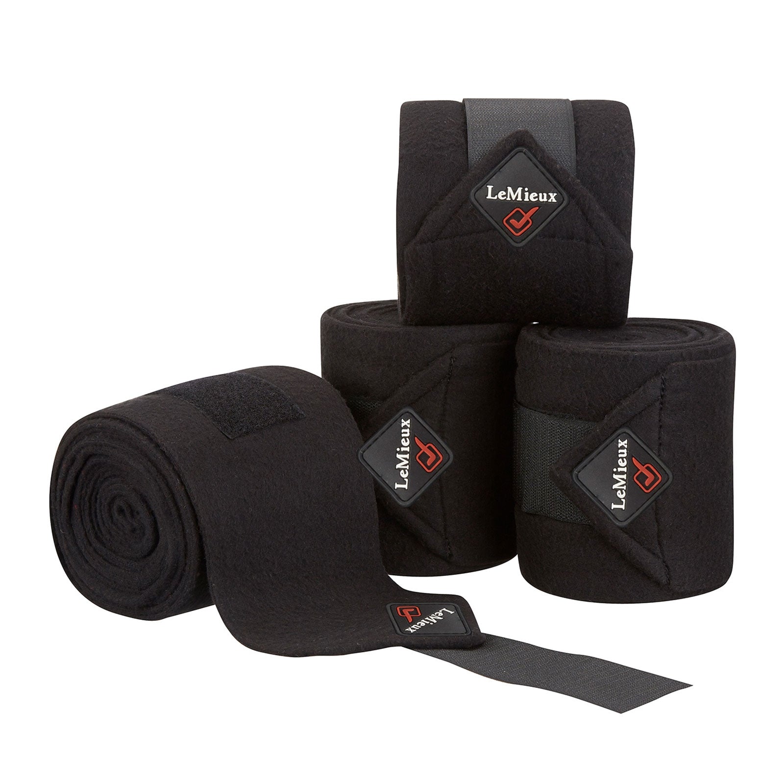 LeMieux Luxury Fasce da lavoro, set da 4 Leg Protection & Hoof Protection for Horses