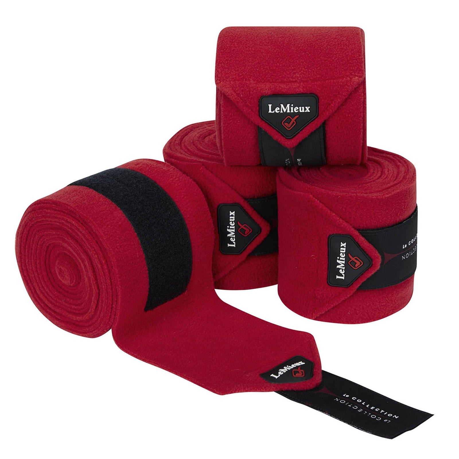 LeMieux Luxury Fasce da lavoro, set da 4 Leg Protection & Hoof Protection for Horses