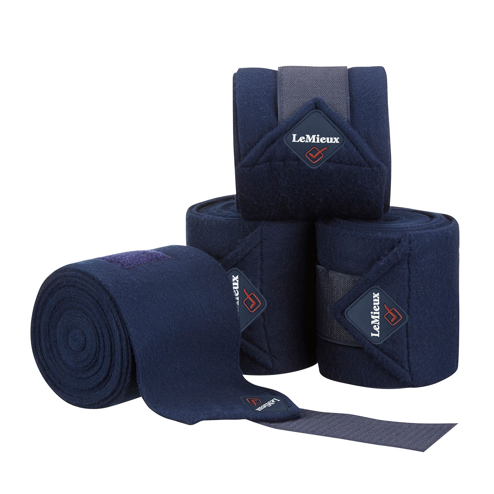LeMieux Luxury Fasce da lavoro, set da 4 Leg Protection & Hoof Protection for Horses