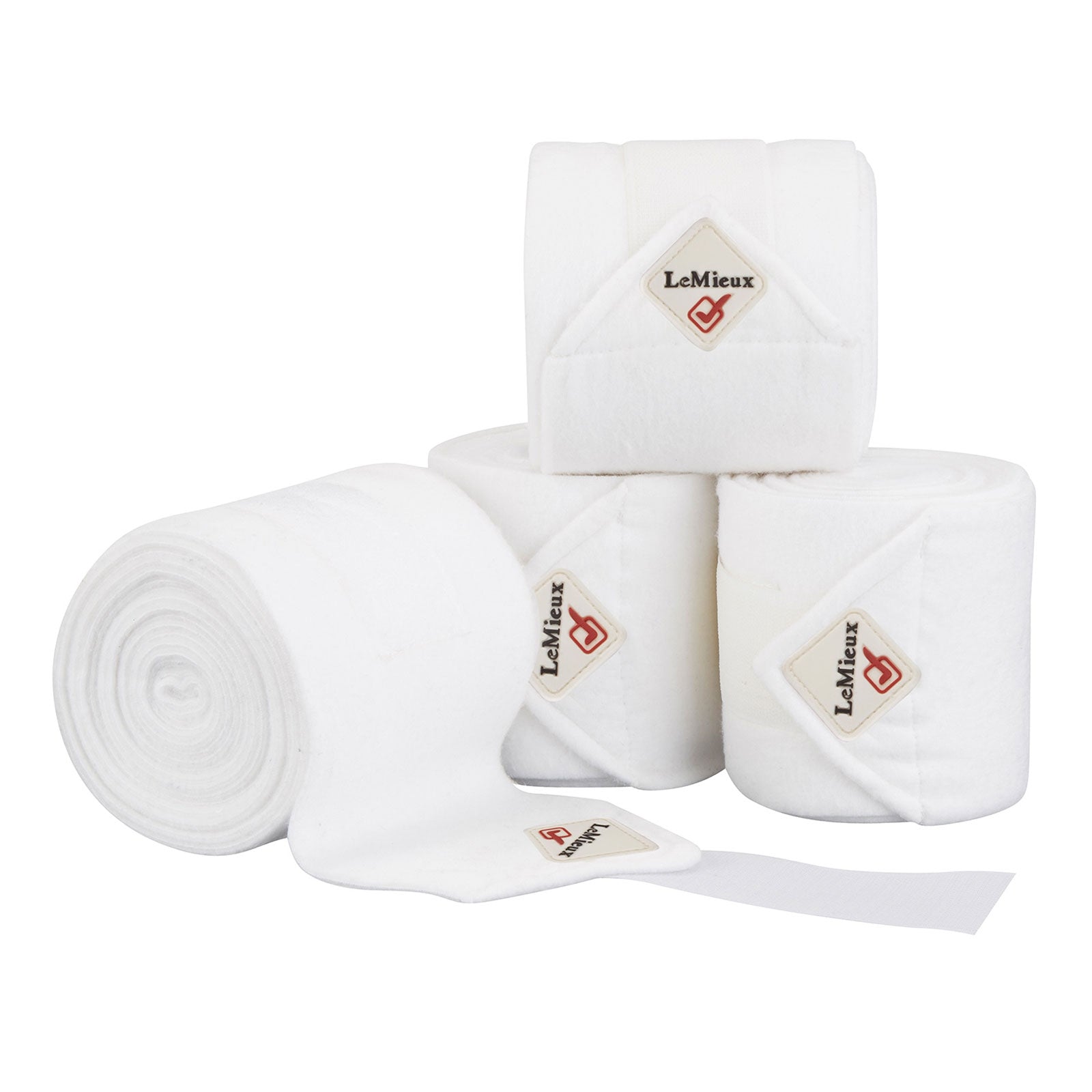 LeMieux Luxury Fasce da lavoro, set da 4 Leg Protection & Hoof Protection for Horses