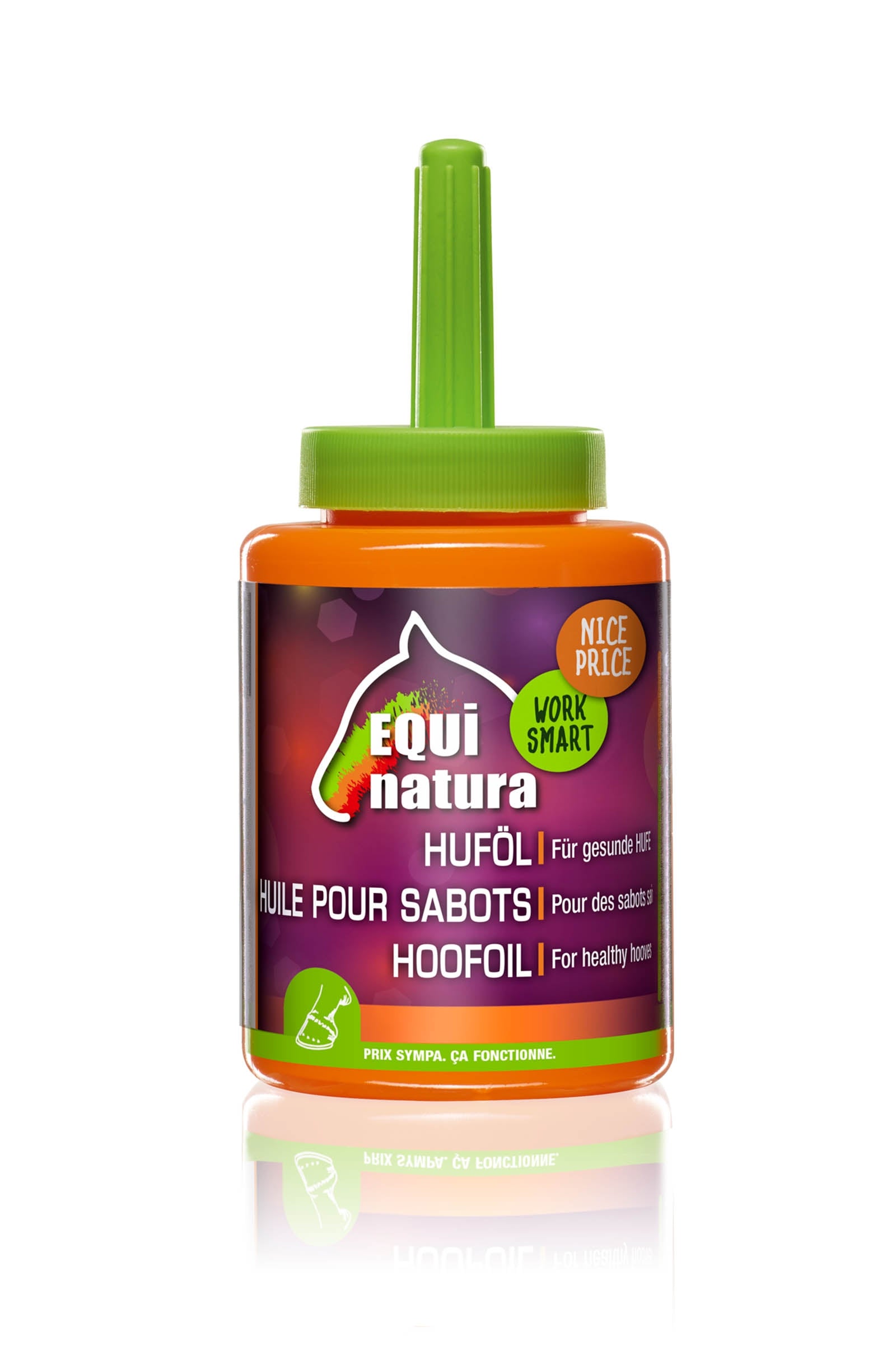 Equinatura Hoof Oil With Brush, 450 ml Prodotti per la salute