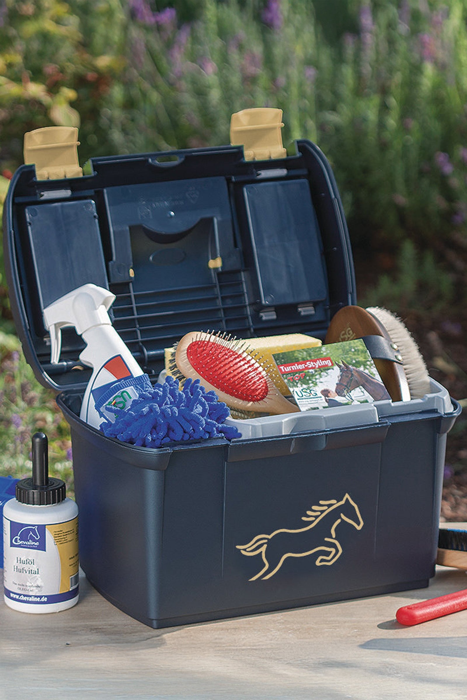USG box grooming con porta-spazzole Accessori per la toelettatura