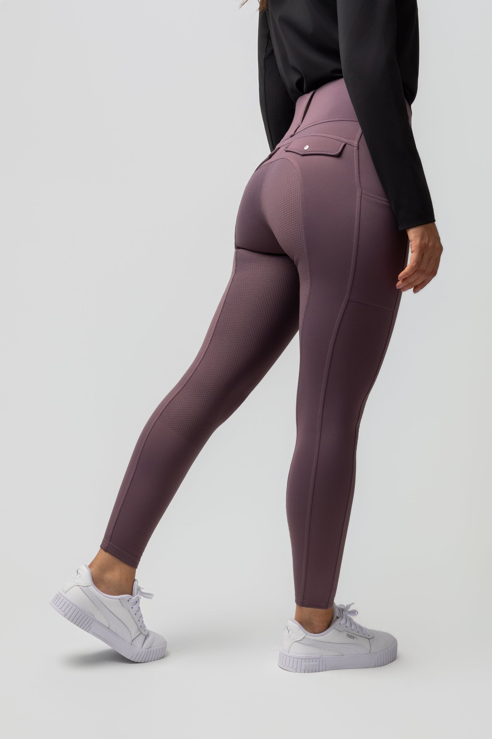 Horze Anya Thermotights Ibridi con Fullgrip Womens Breeches